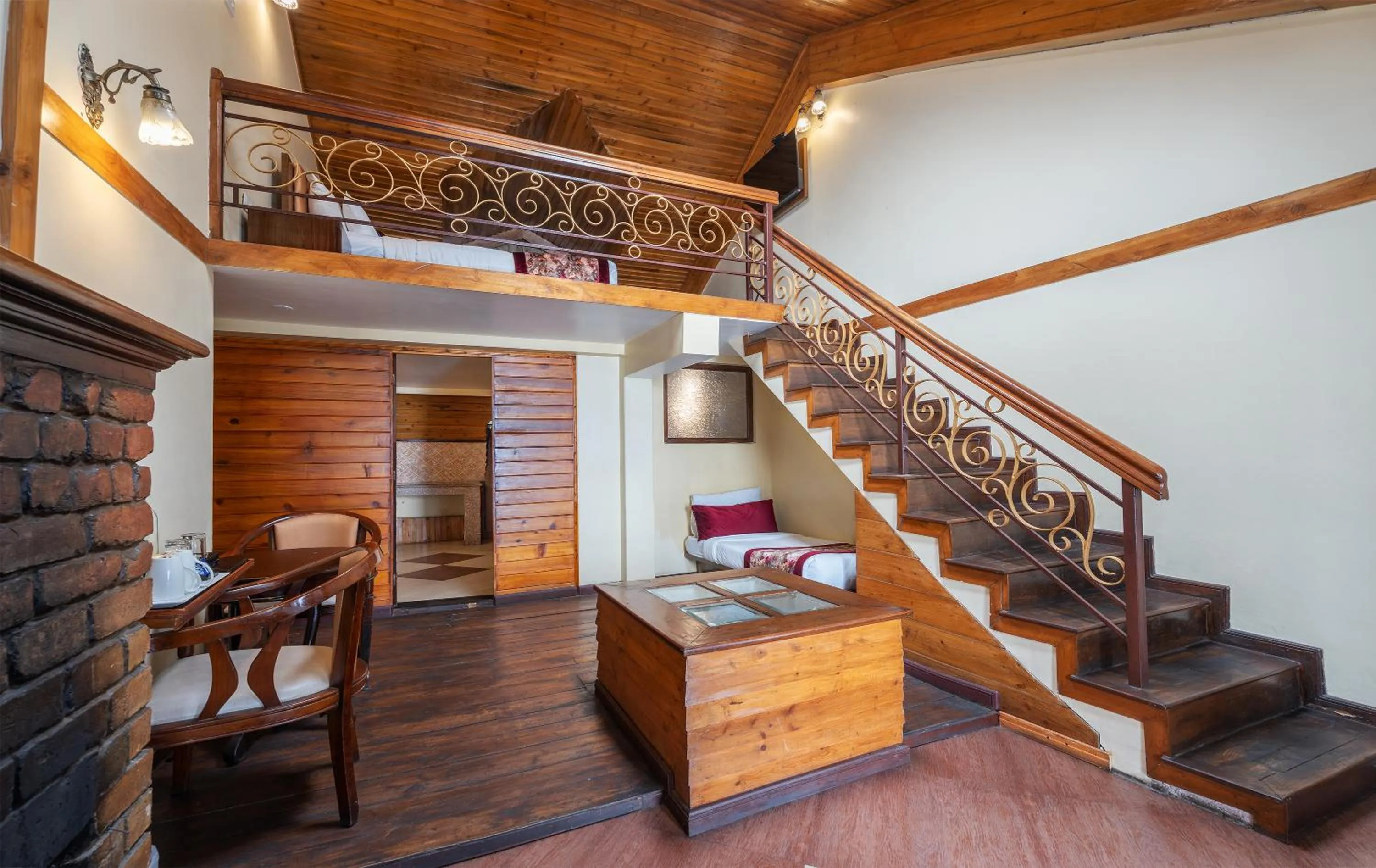 Chalet Kanchenjunga View with Fireplace and Balcony  - single occupancy in Summit Grace Boutique Hotel & Spa