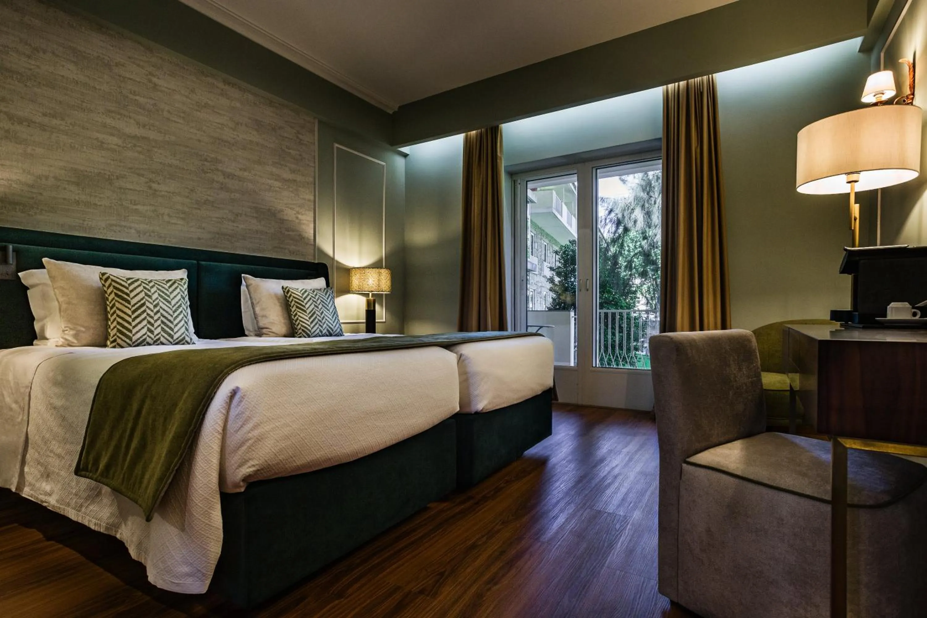 Superior Twin Room with Balcony in Grão Vasco - Historic Hotel and SPA