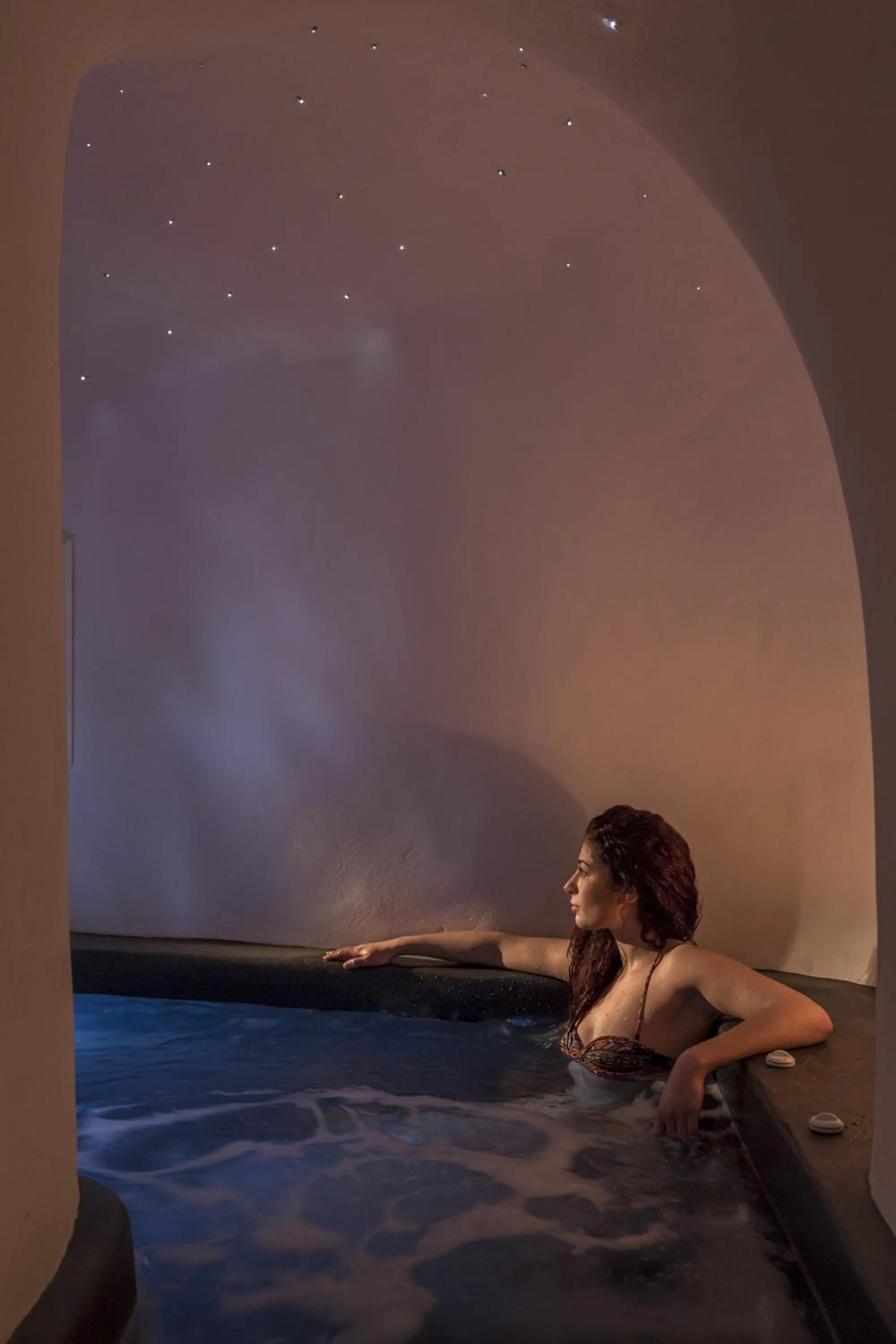 Aqua Dream Villa with Mini Indoor Cave Pool and Partial View in White Pearl Villas