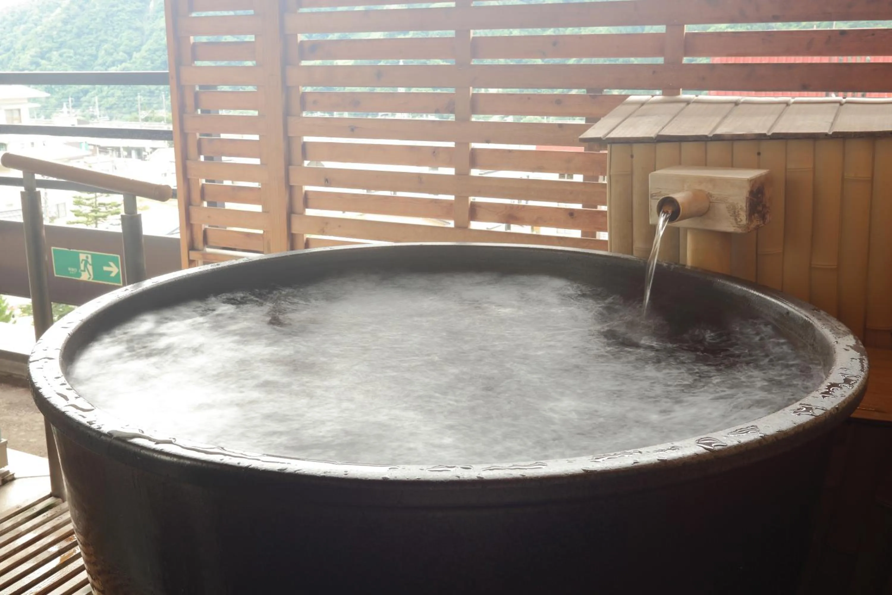 Japanese-Style Room with Open-Air Bath in Hotel Futaba