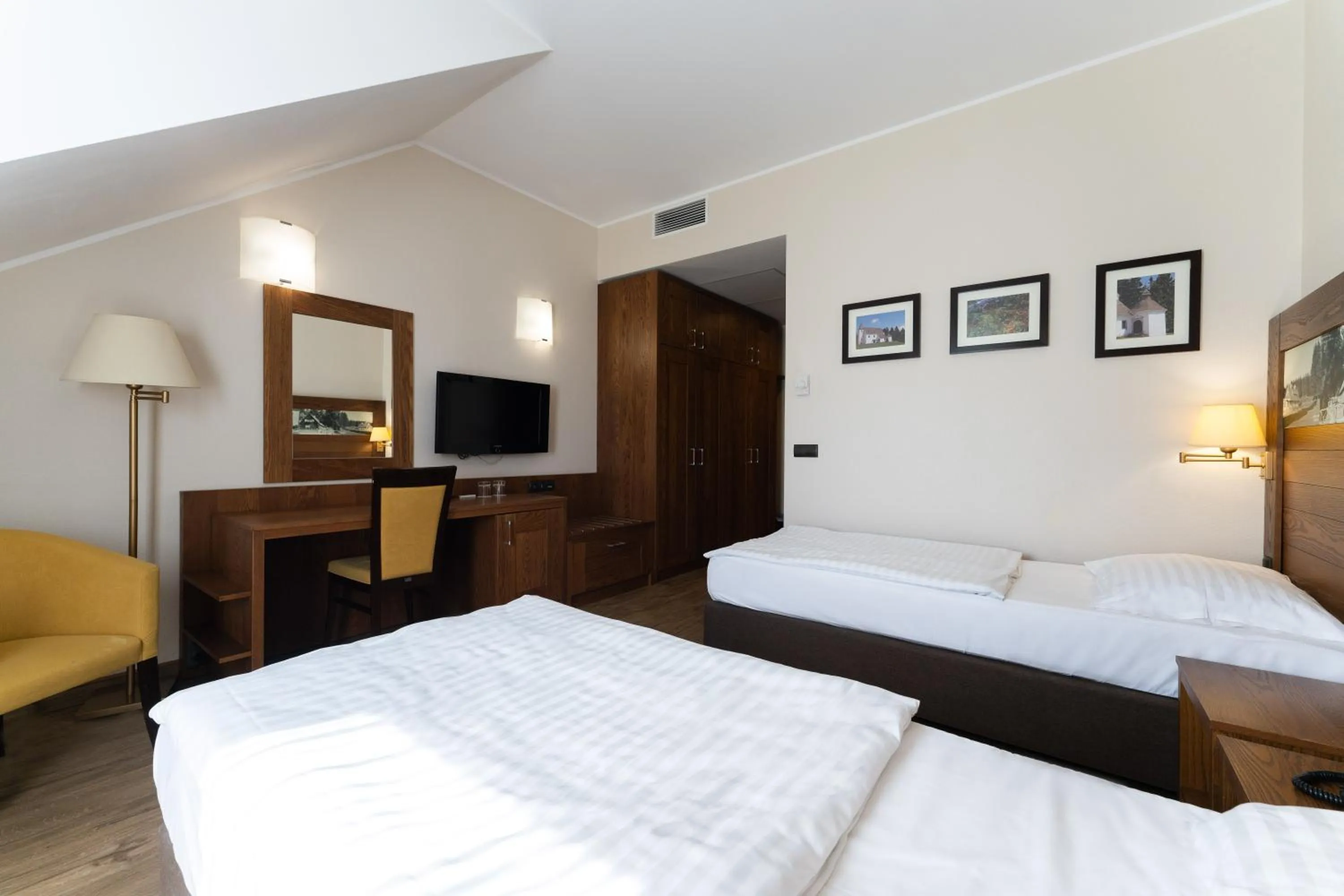 Comfort Double or Twin Room with View in Hotel Arena Maribor