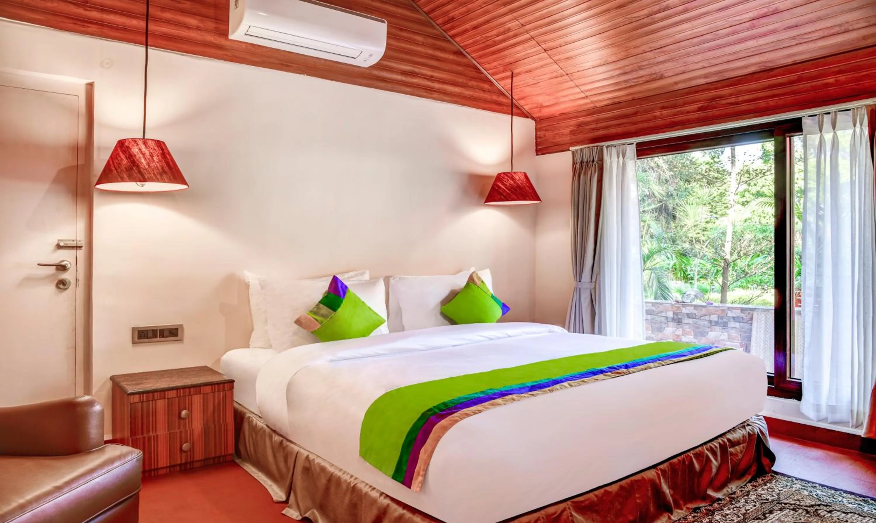 Superior Room with Garden View - single occupancy in Treebo Premium Blue Mountain Country Club And Resort