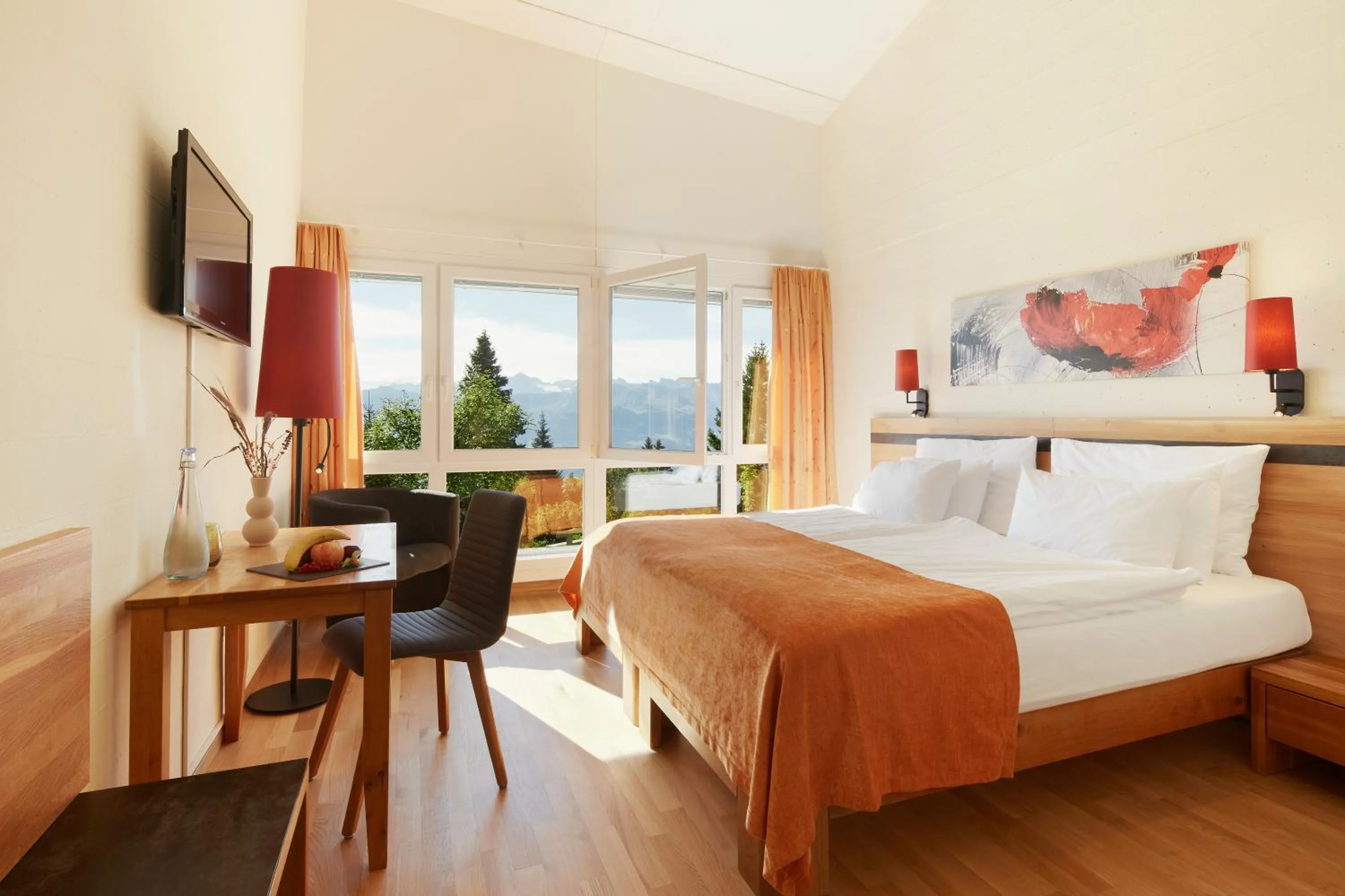 Double Room with Mountain View in Rigi Kaltbad Swiss Quality Hotel