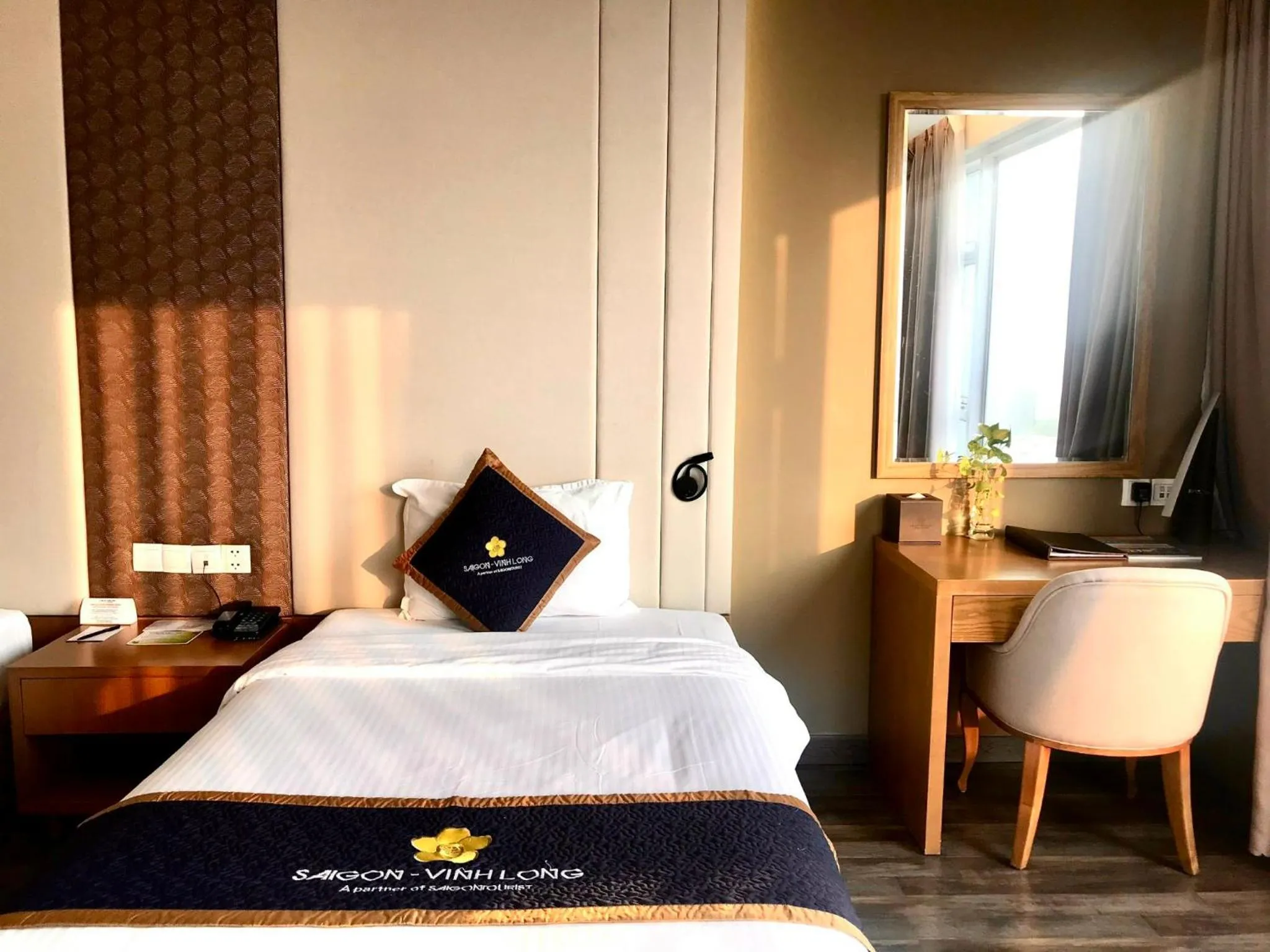 Twin Room with View in Khách sạn Sài Gòn Vĩnh Long