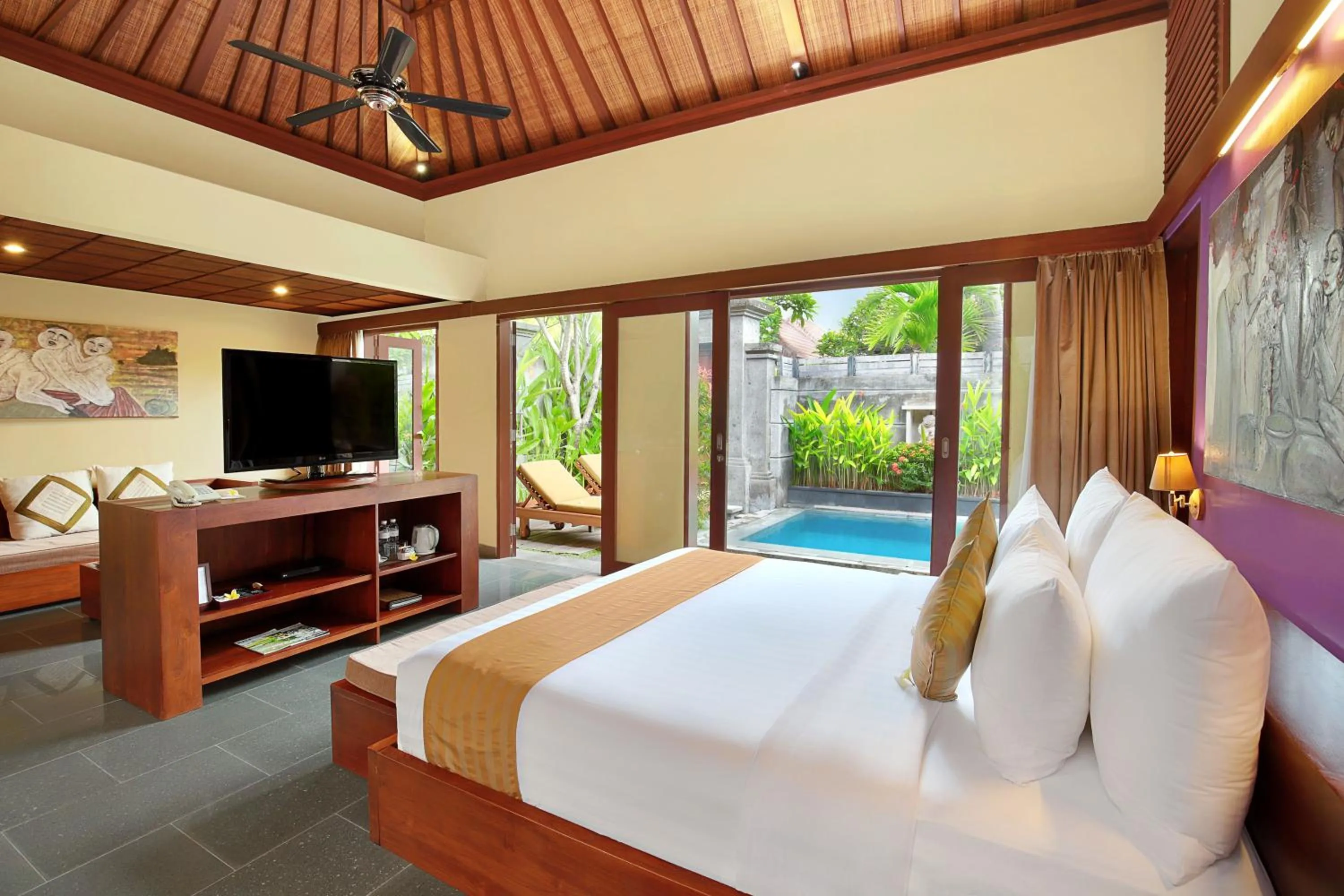 One-Bedroom Pool Villa with Floating Breakfast in Nyuh Bali Villas