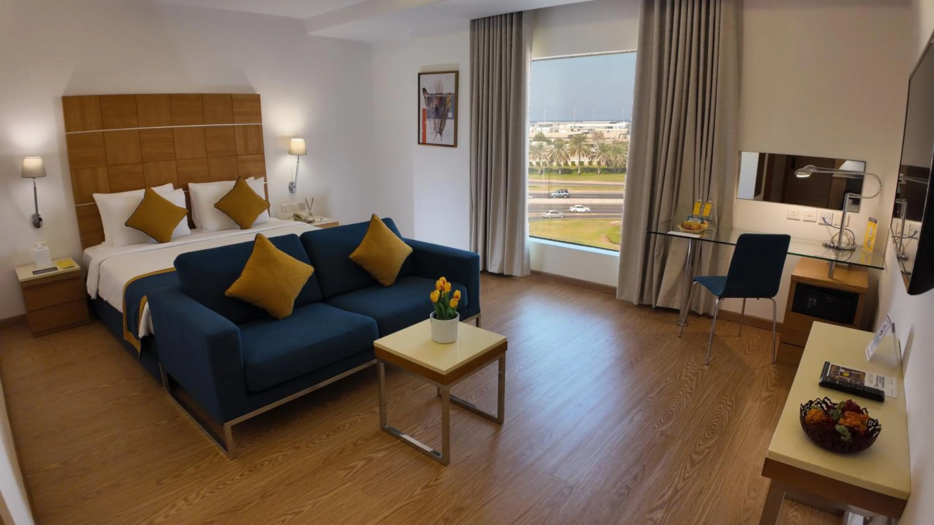 Superior King Bed in Golden Tulip Muscat