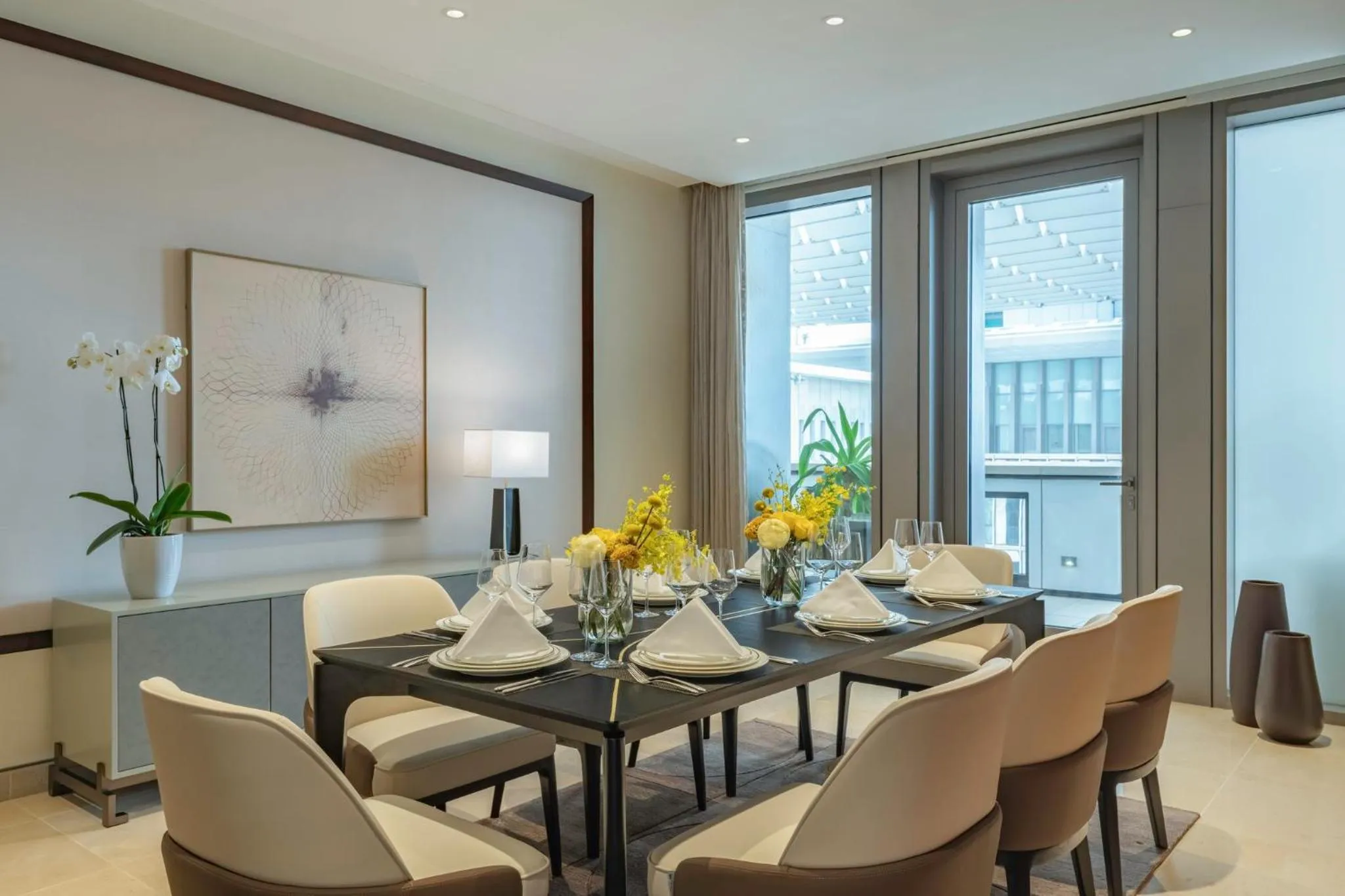 Three Bedroom Duplex Apartment 2 King 1 Twin in Mandarin Oriental, Doha