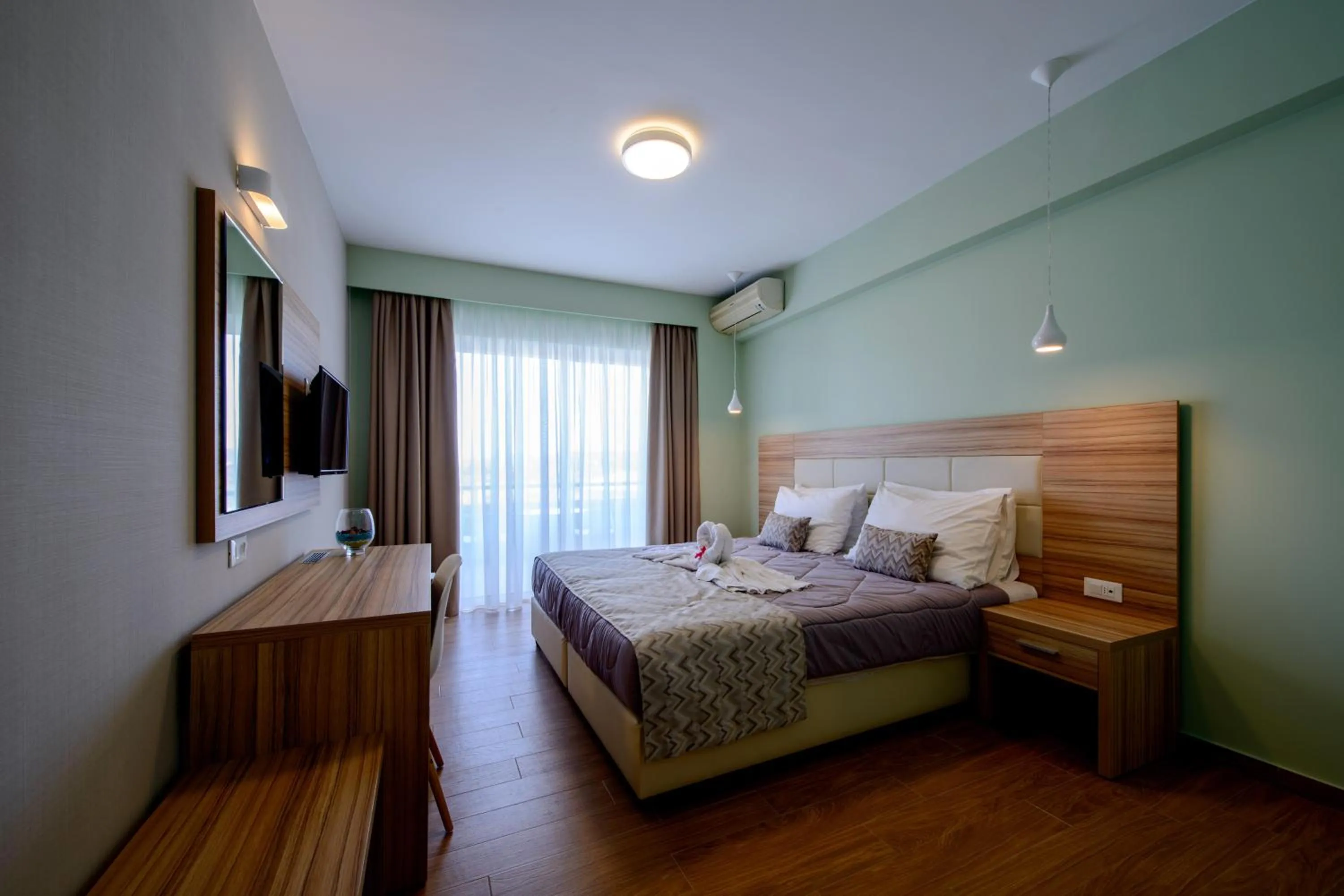 Superior Twin Room with Garden View in Filerimos Village Hotel