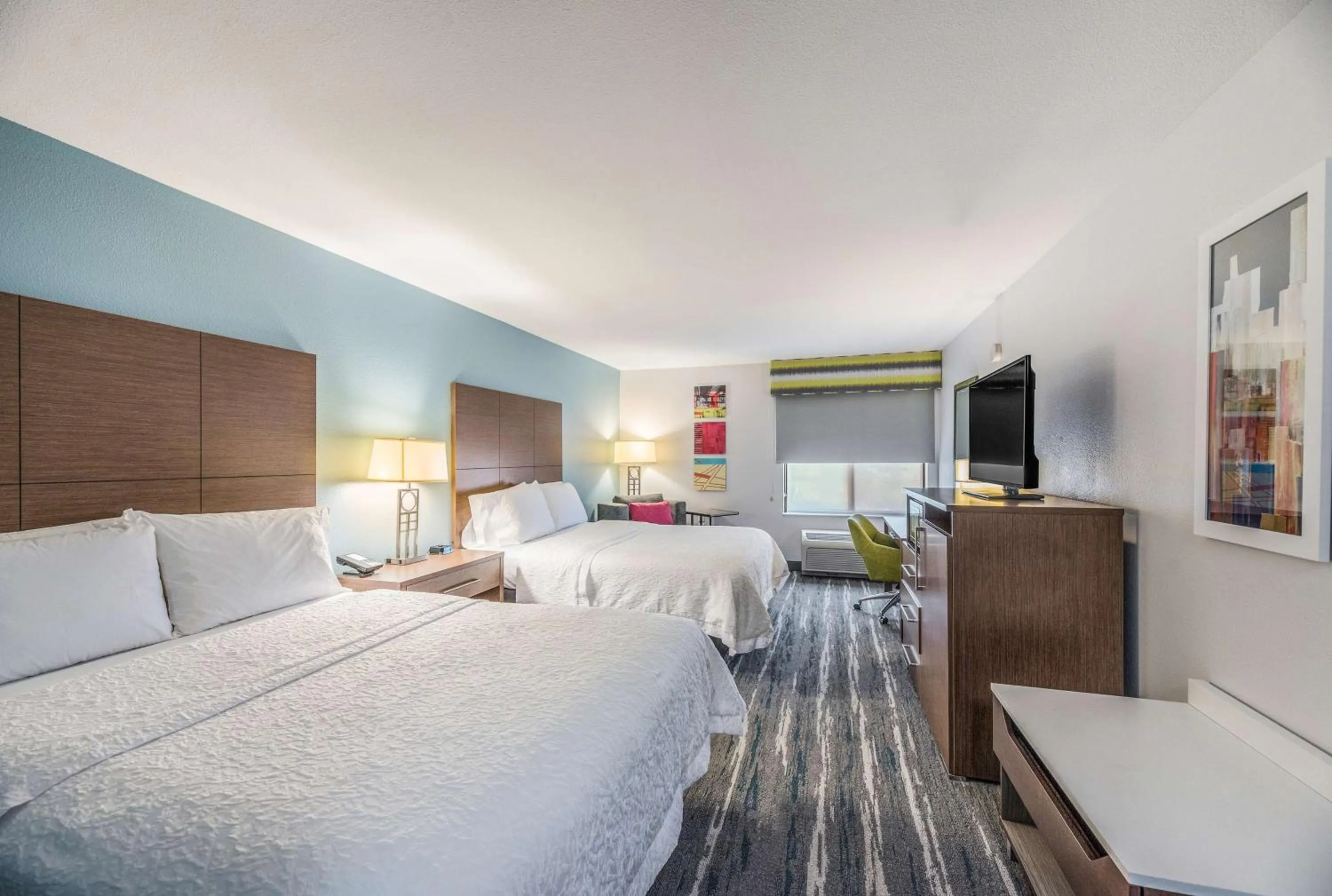 Queen Room with Two Queen Beds - Non-Smoking in Hampton Inn Oakland-Hayward