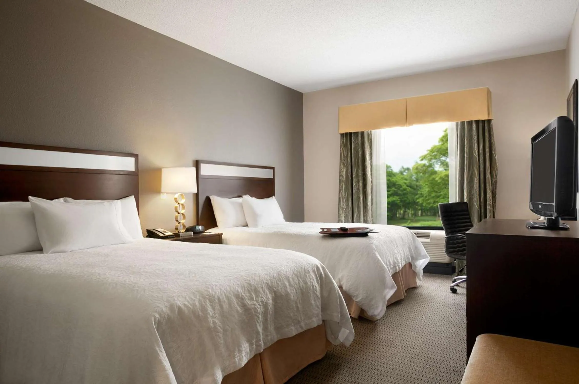 Queen Room with Two Queen Beds - Hearing Accessible/Non-Smoking in Hampton Inn & Suites - Mansfield
