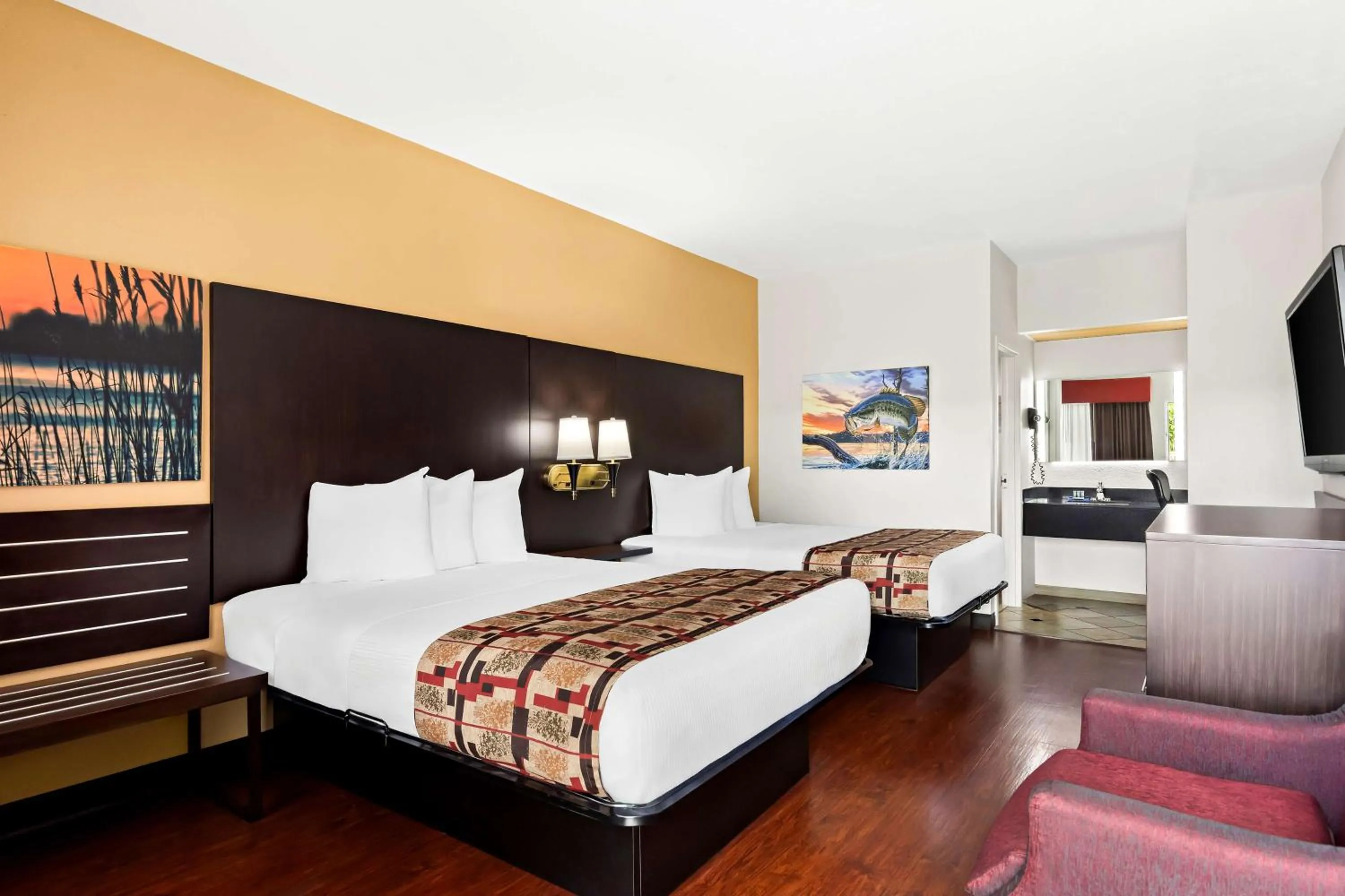 Double Room with Two Double Beds - Ground Floor - Non-Smoking in Best Western Lake Okeechobee