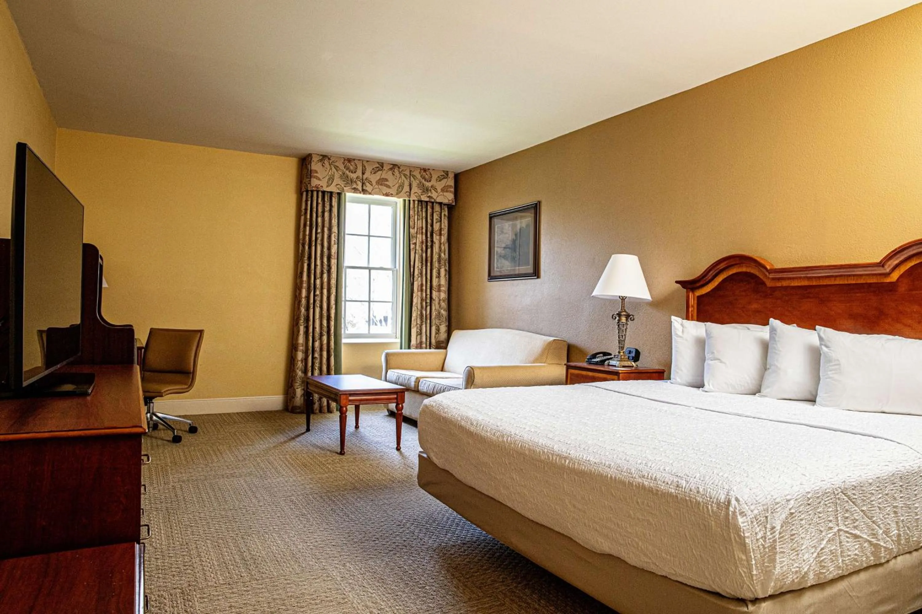 King Room with Sofa Bed and Study - Non-Smoking in Hampton Inn Charleston-Historic District