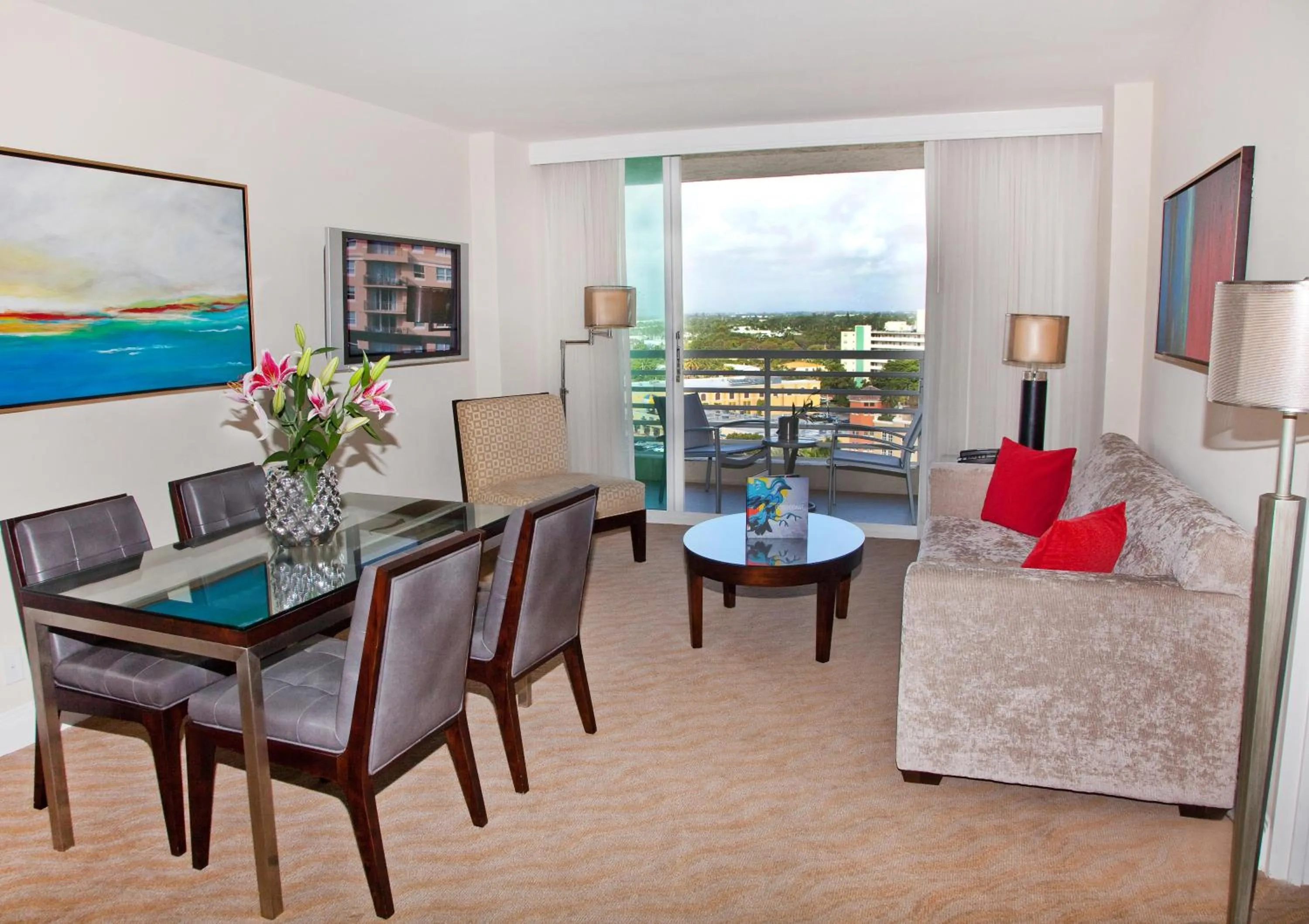 Two-Bedroom King Suite with City View in GALLERY One - A DoubleTree Suites by Hilton Hotel