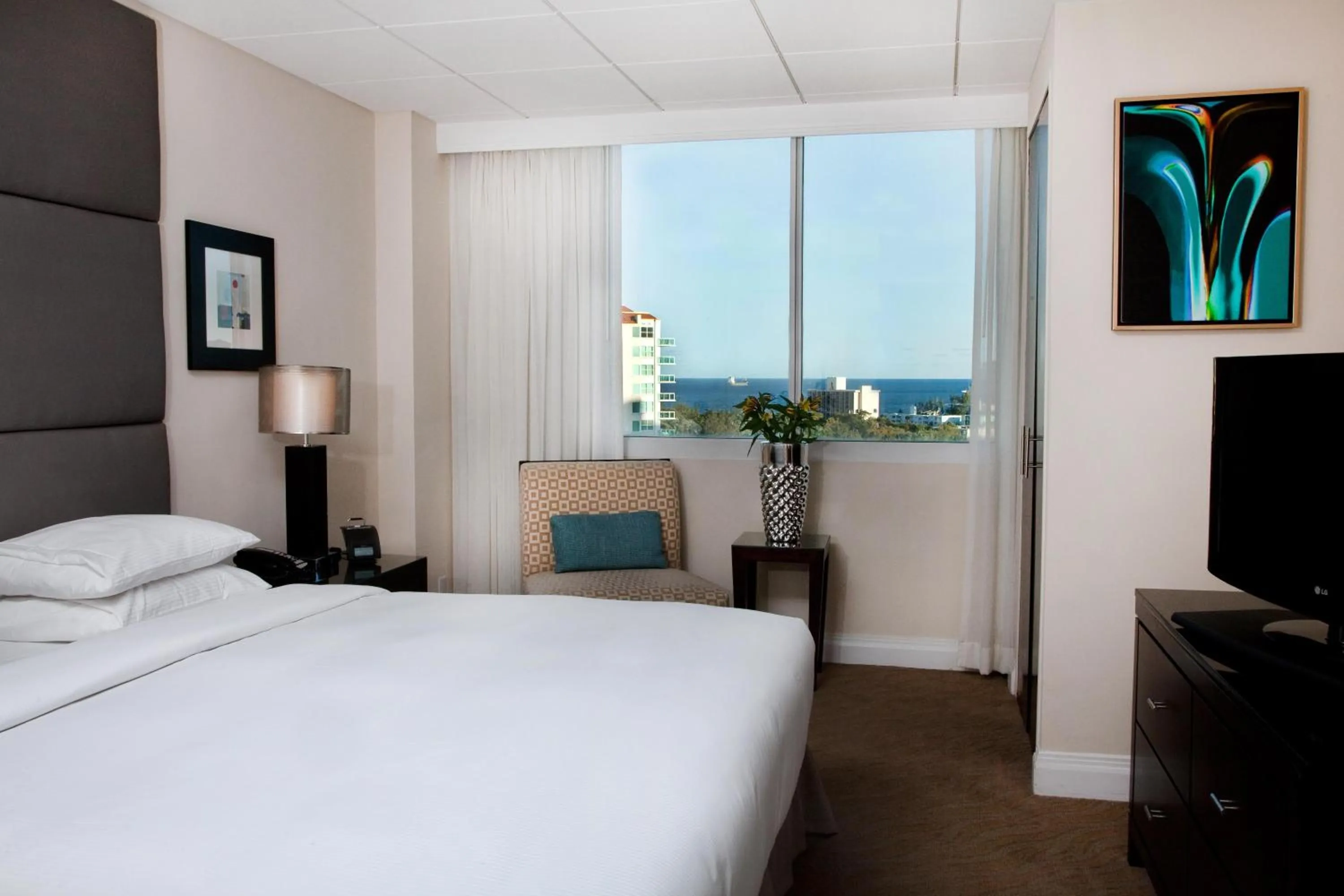 King Suite with Balcony and Waterway View in GALLERY One - A DoubleTree Suites by Hilton Hotel