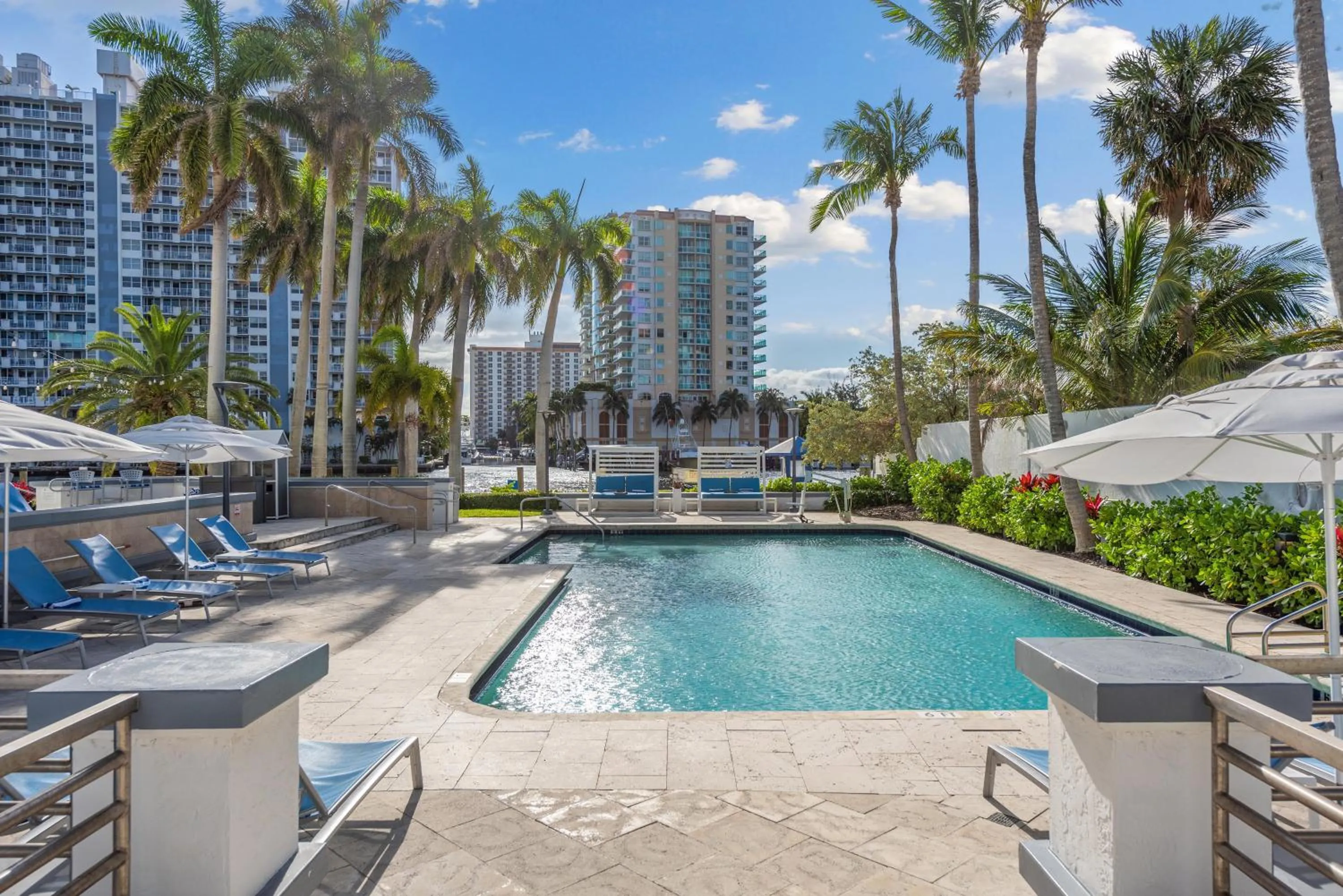 Pool view in GALLERY One - A DoubleTree Suites by Hilton Hotel