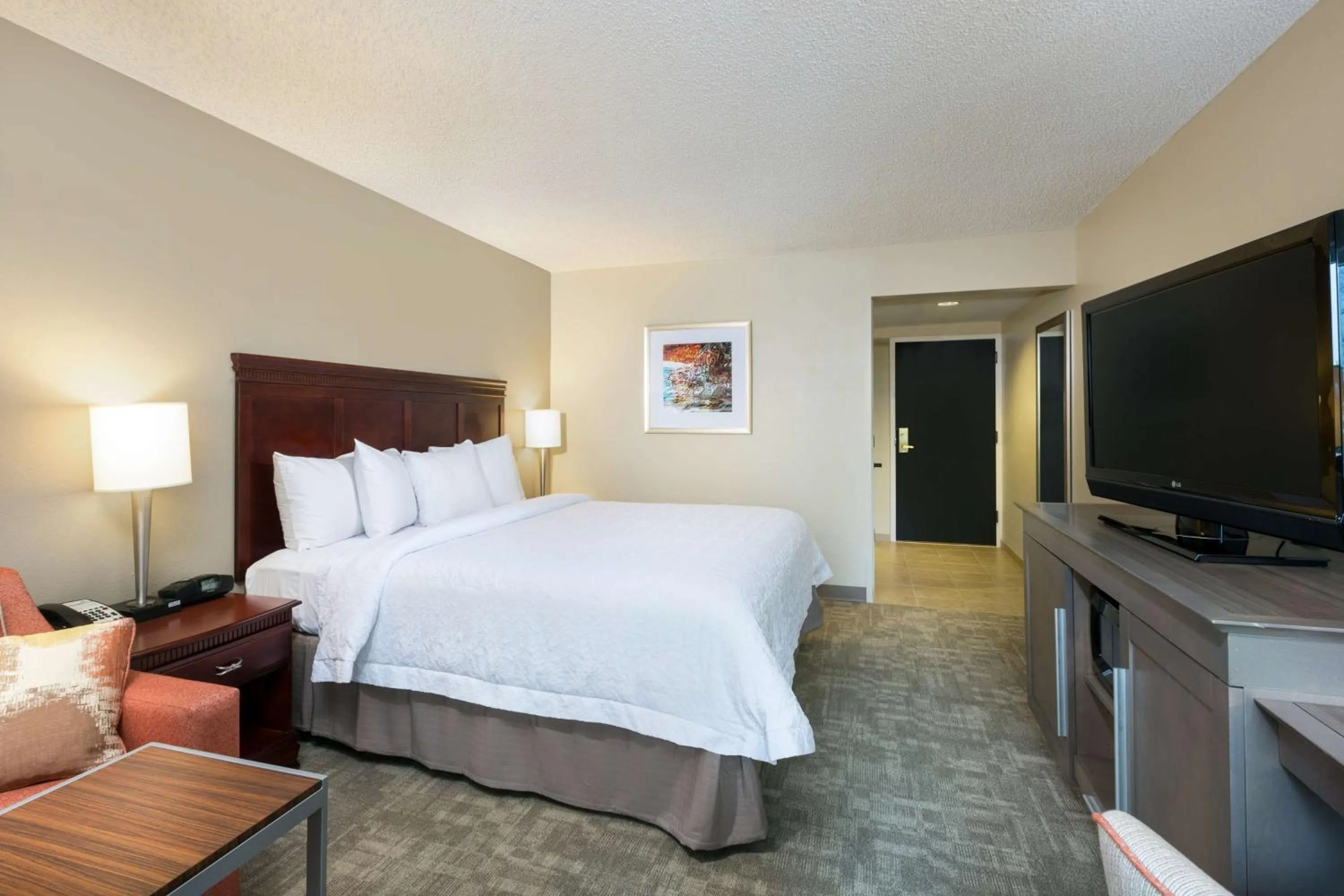 King Room with Sofa Bed and Walk-In Shower - Non-Smoking in Hampton Inn Houston Near the Galleria