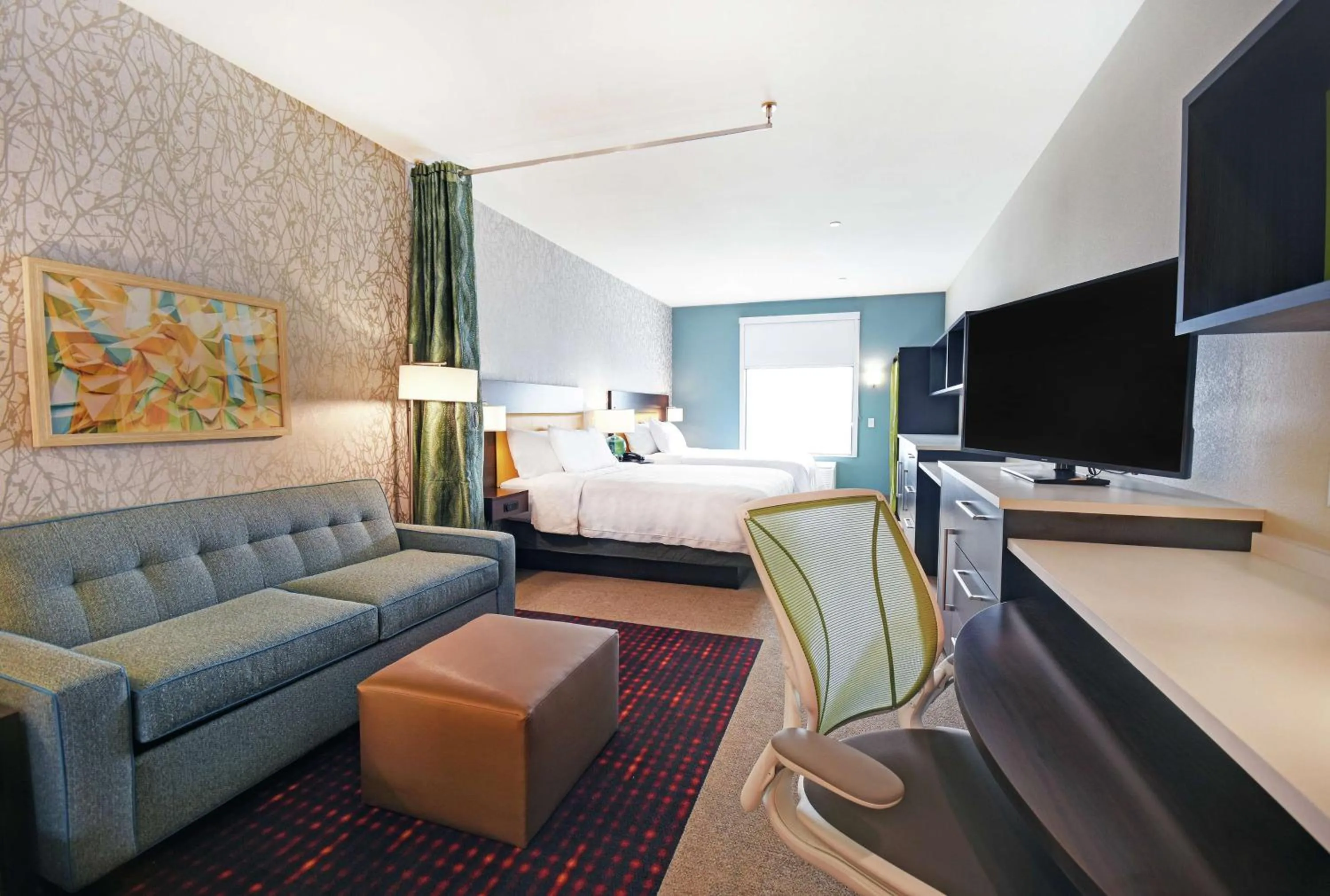 Studio Suite with Two Queen Beds - Hearing Access/Non-Smoking in Home2 Suites By Hilton Beloit