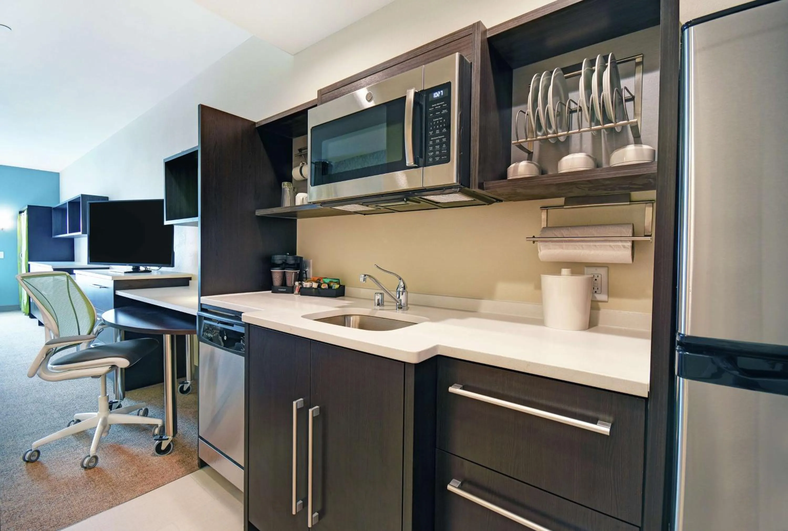 Queen Studio with Two Queen Beds - Non-Smoking in Home2 Suites By Hilton Beloit