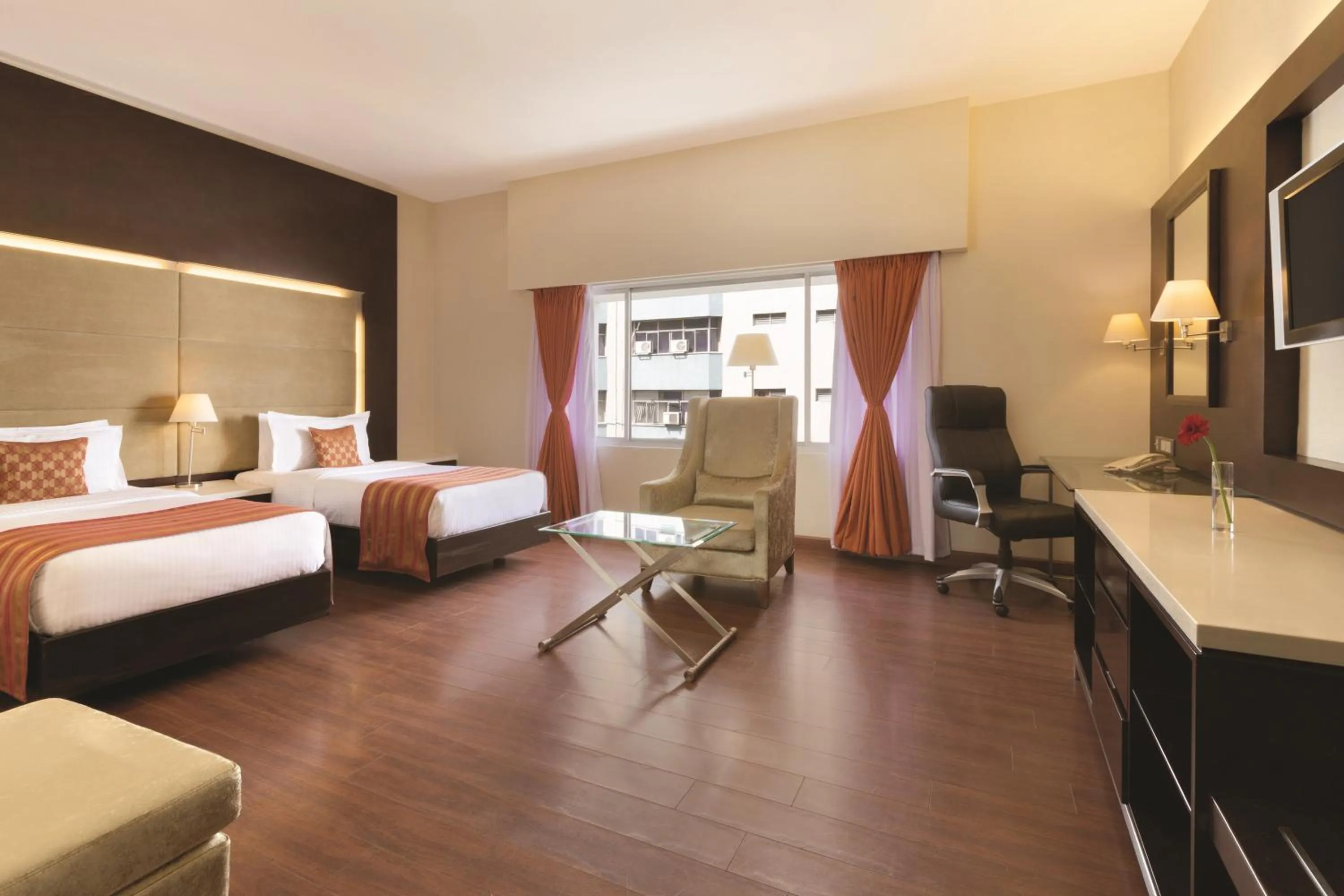 Executive Twin Non-Smoking Room - single occupancy - Book & Unlock Exclusive Deals in Ramada by Wyndham Chennai Egmore