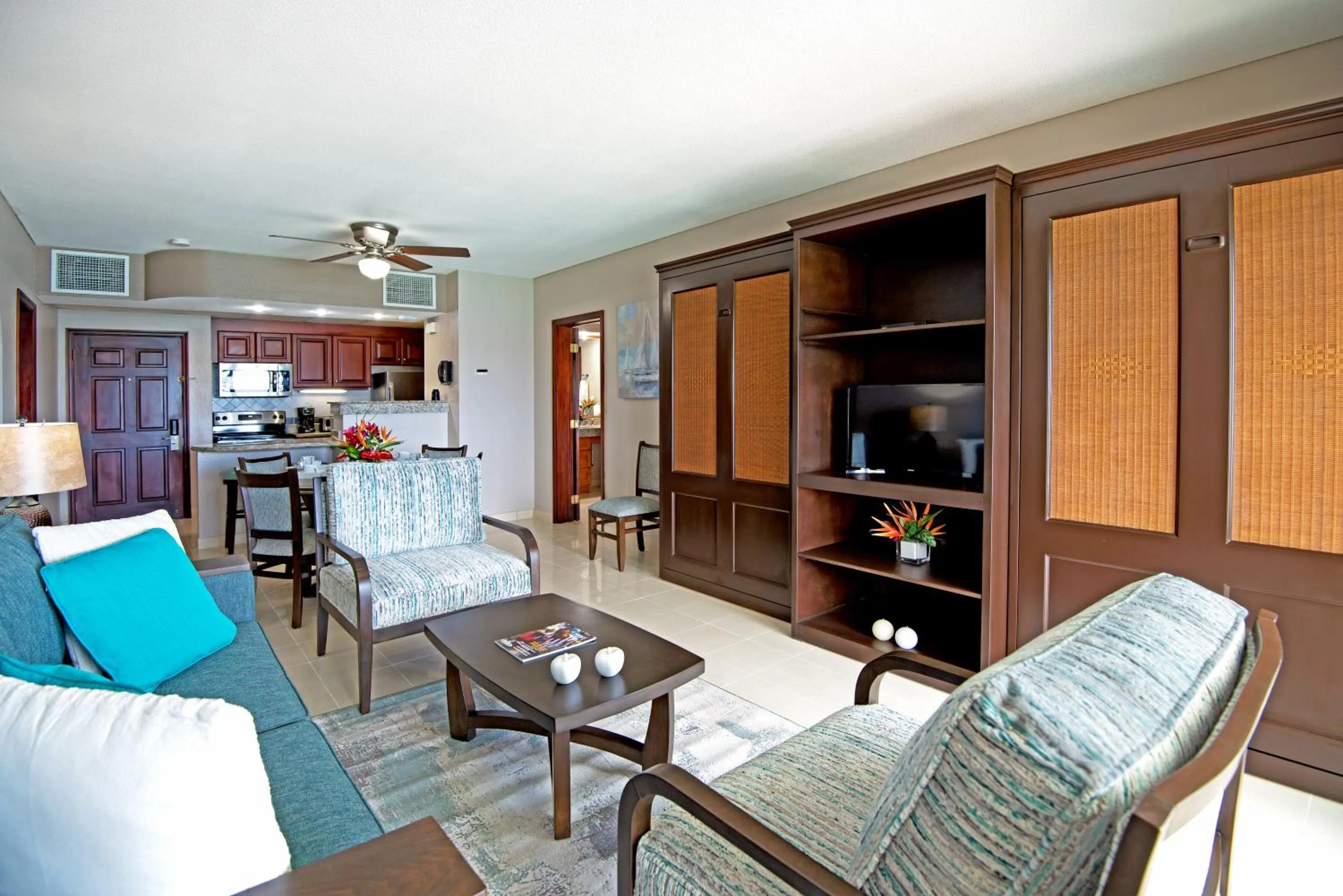Two-Bedroom Suite with Sea View with Fully Equipped Kitchen, Oceanfront in The Villas at Simpson Bay Resort
