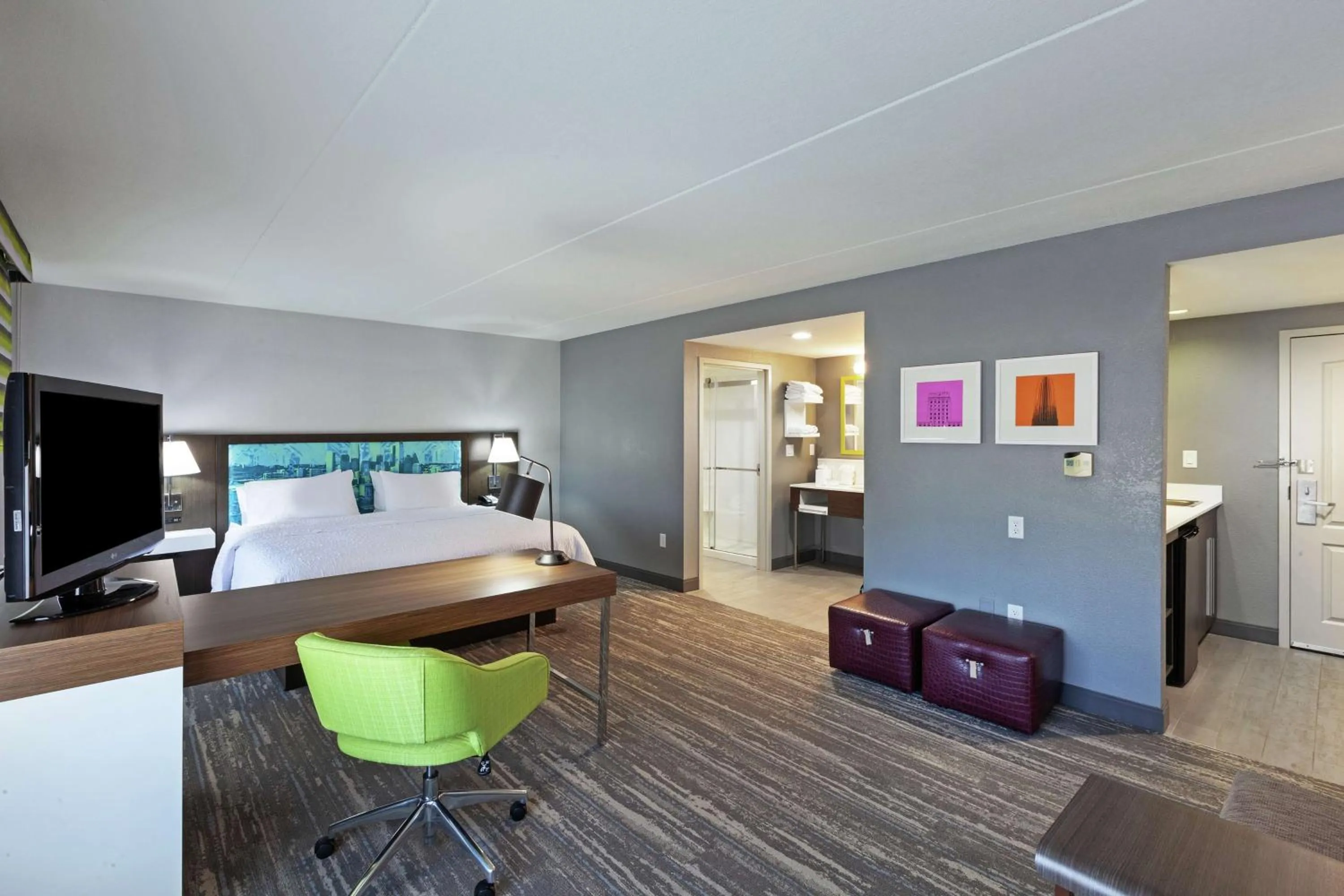 King Studio Suite - Non-Smoking in Hampton Inn & Suites Houston-Bush Intercontinental Airport