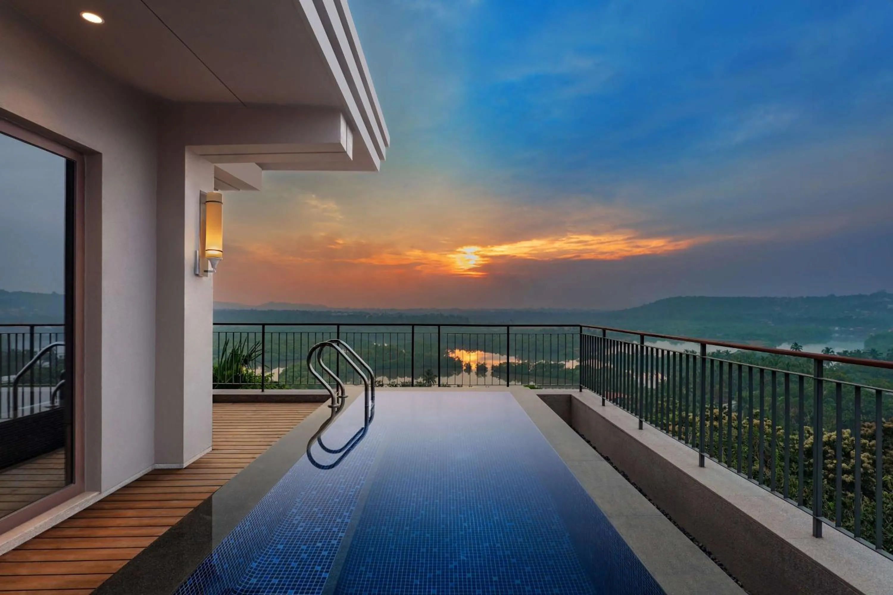 Penthouse River Suite with Private Pool And Lounge in Hilton Goa Resort Candolim