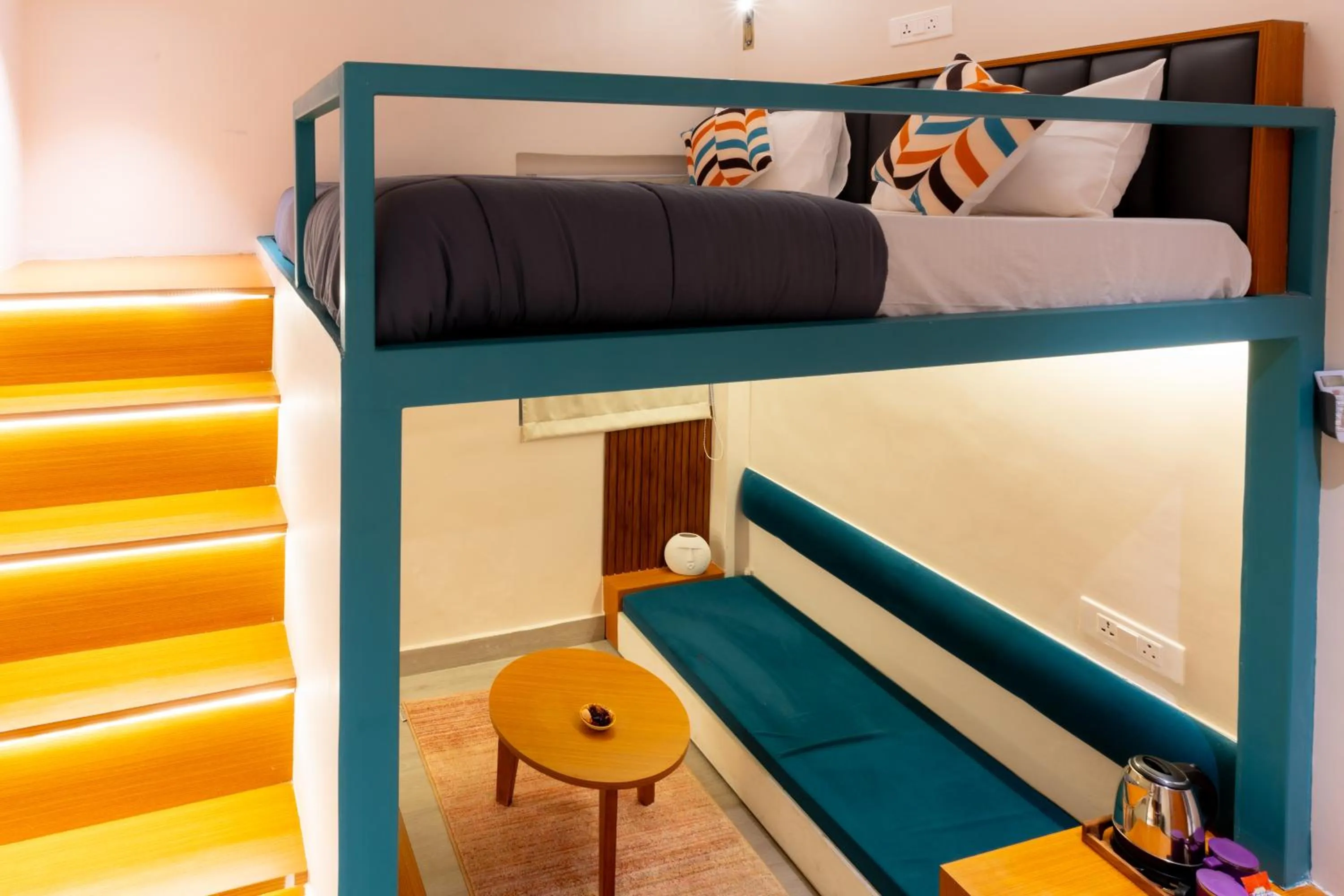 Mini Loft Room  in Joey's Hostel Agra - 200m from Taj Mahal