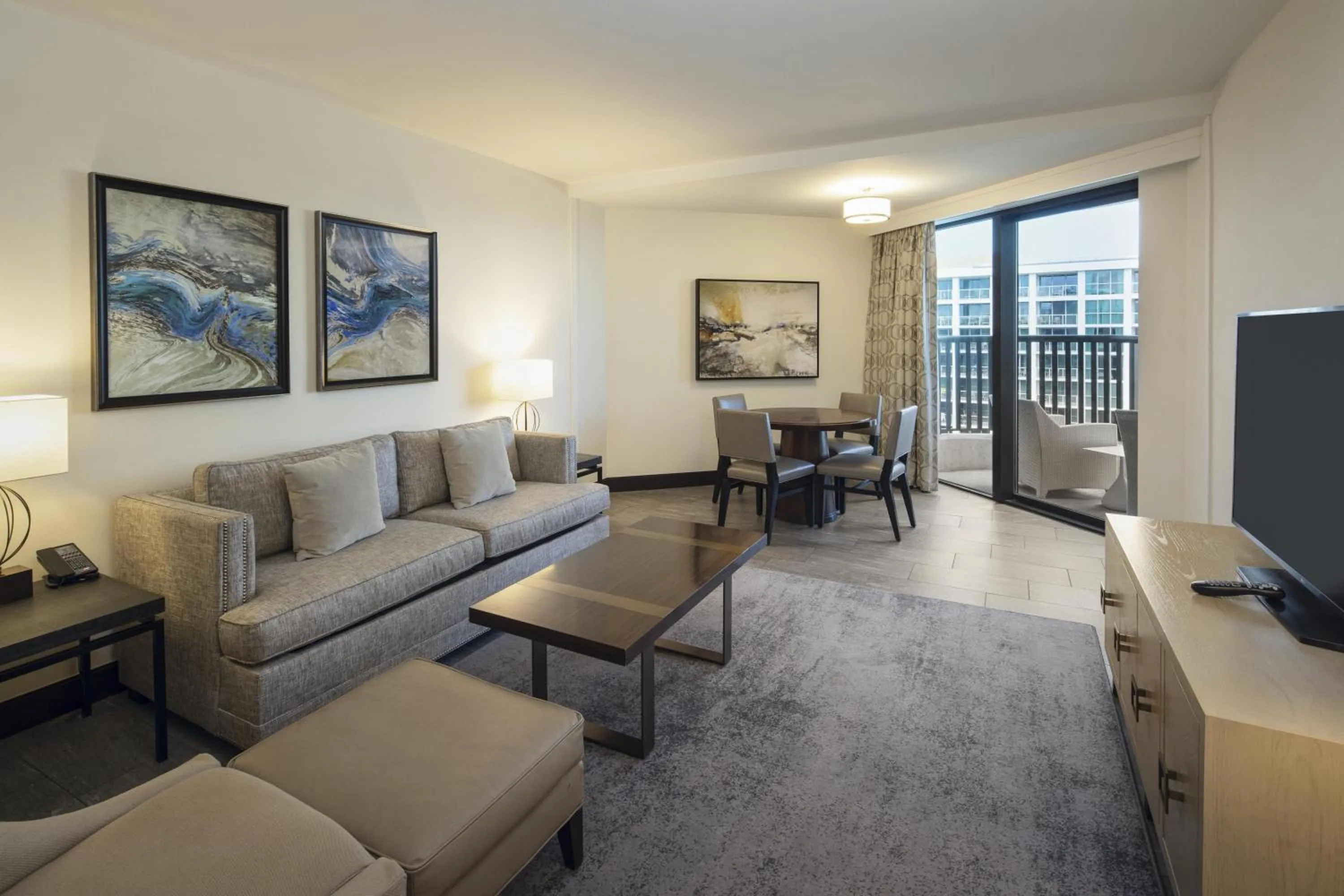 Premier Preferred Two Room Suite Partial Ocean View 1 King Bed in Hilton Marco Island Beach Resort and Spa