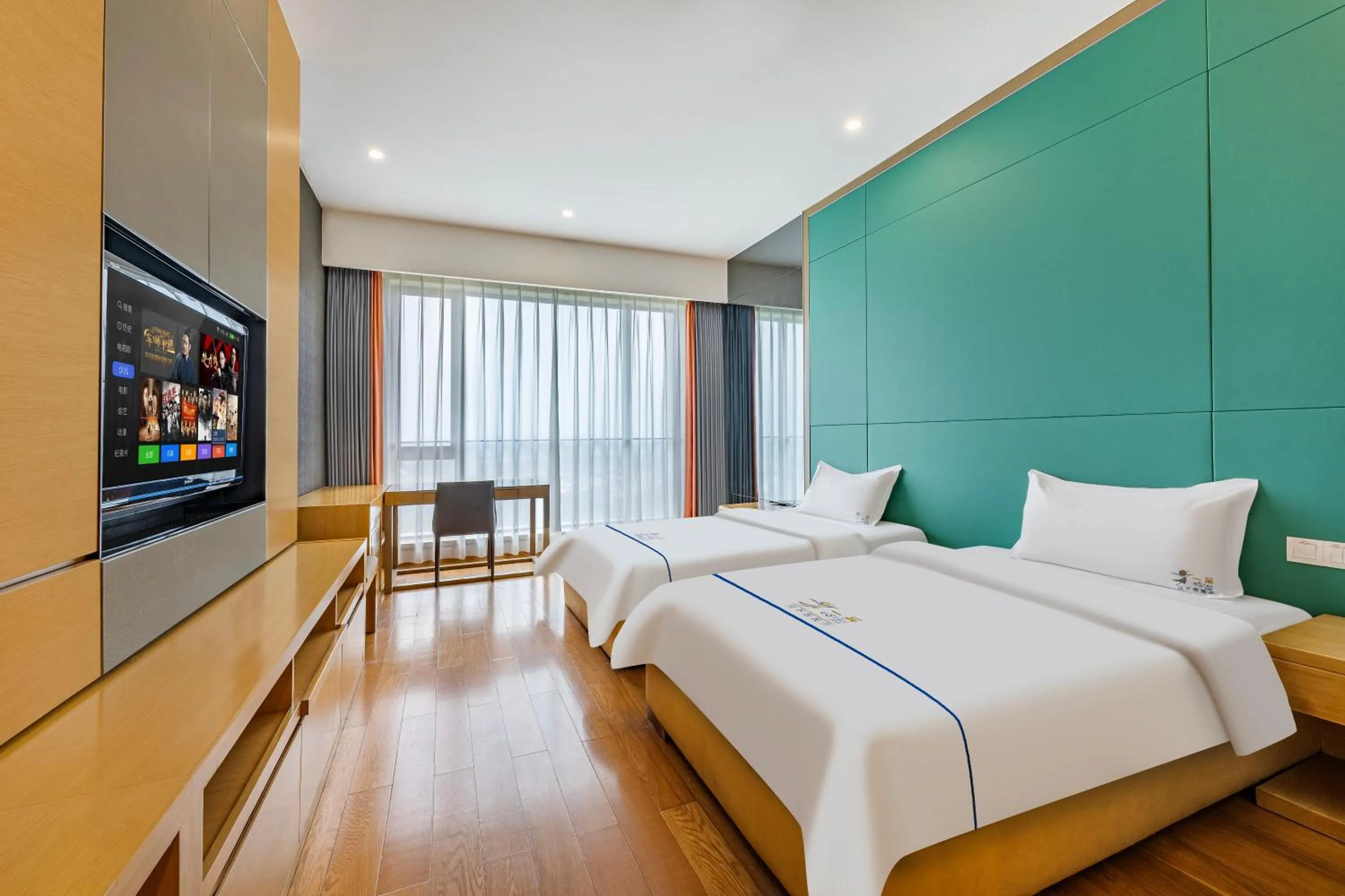 Superior Twin Room in eStay Residence·Poly World Trade Center Guangzhou