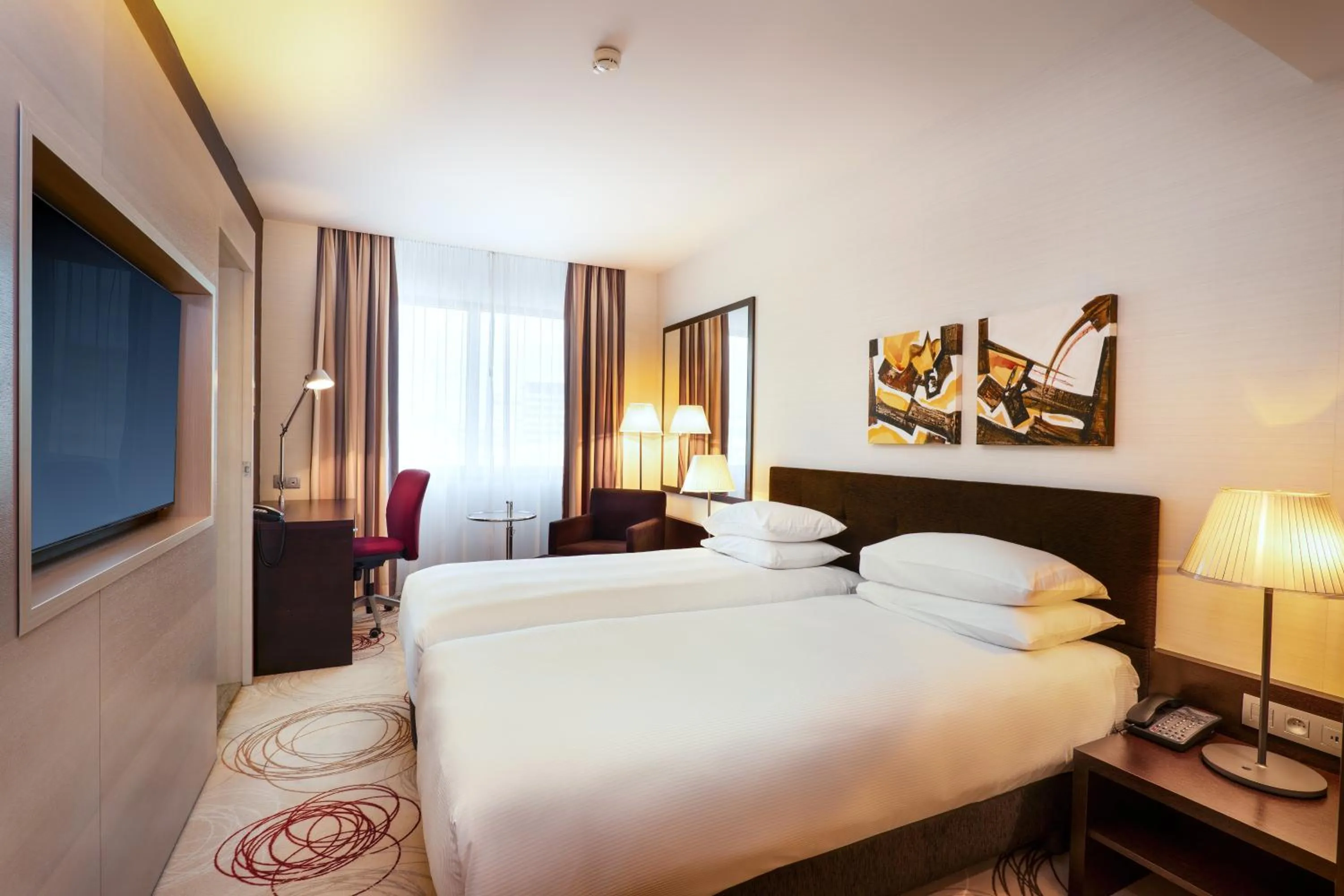 Deluxe Twin Room in DoubleTree By Hilton Košice