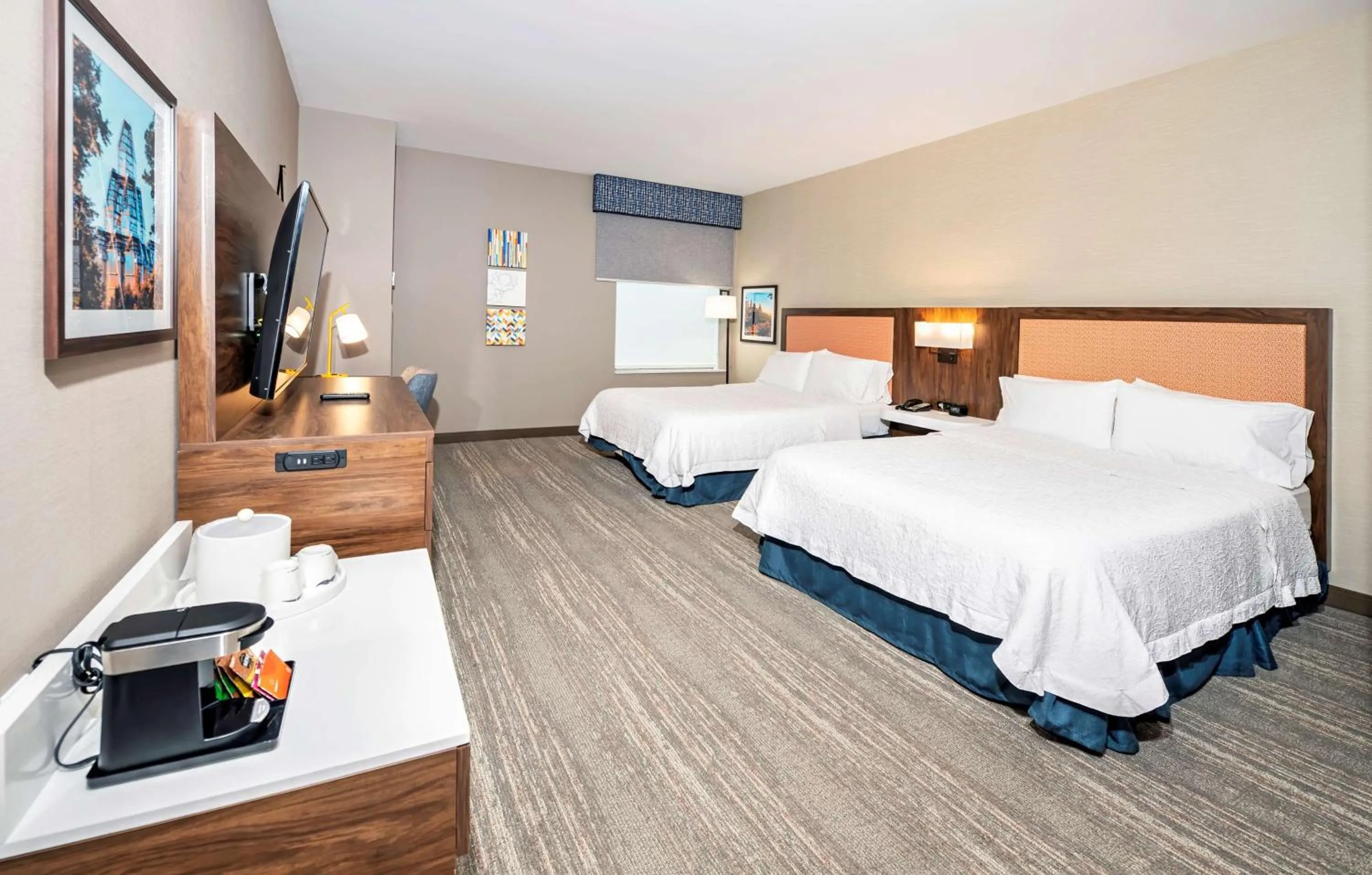 Queen Room with Two Queen Beds - Disability Access/Non-Smoking in Hampton by Hilton Ottawa