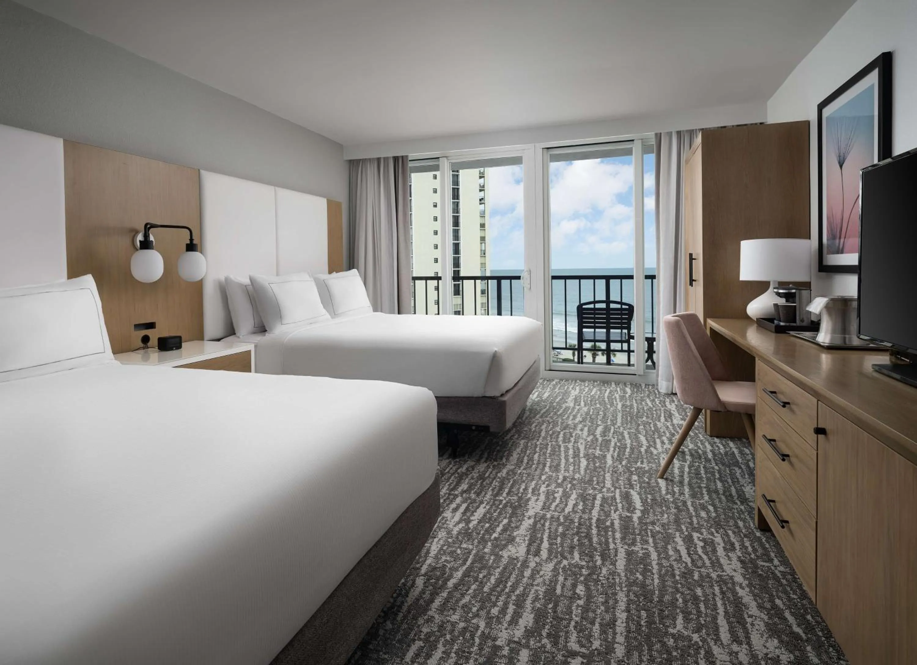 Double Room with Enhanced Ocean View in Hilton Myrtle Beach Resort