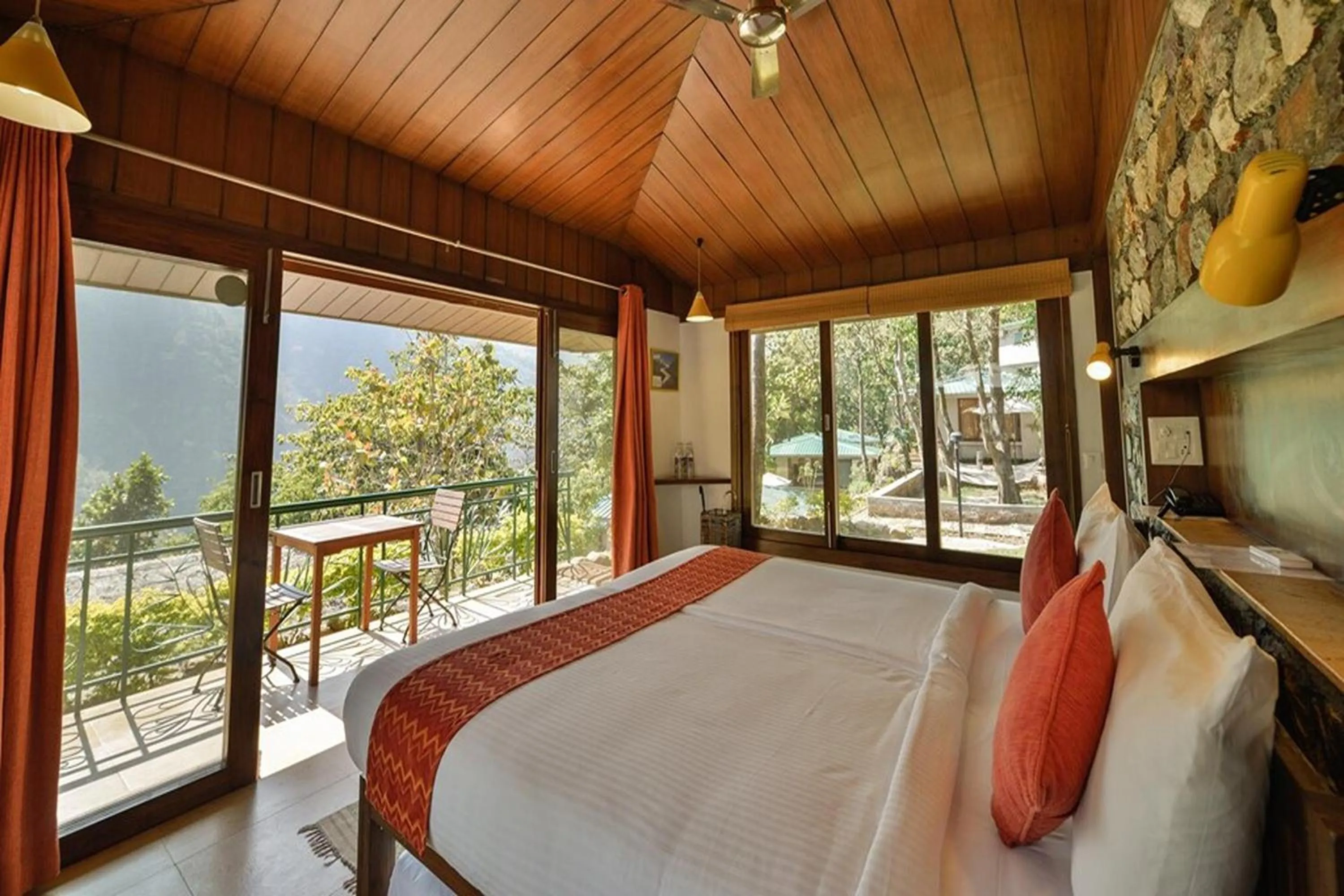 Independent Cottage with Pvt Patio - Morning & evening tea with cookies,Welcome drink upon arrival, One complimentary hike amid nature, One yoga session, 15% discount on food and beverage in Atali Ganga Resort, Rishikesh