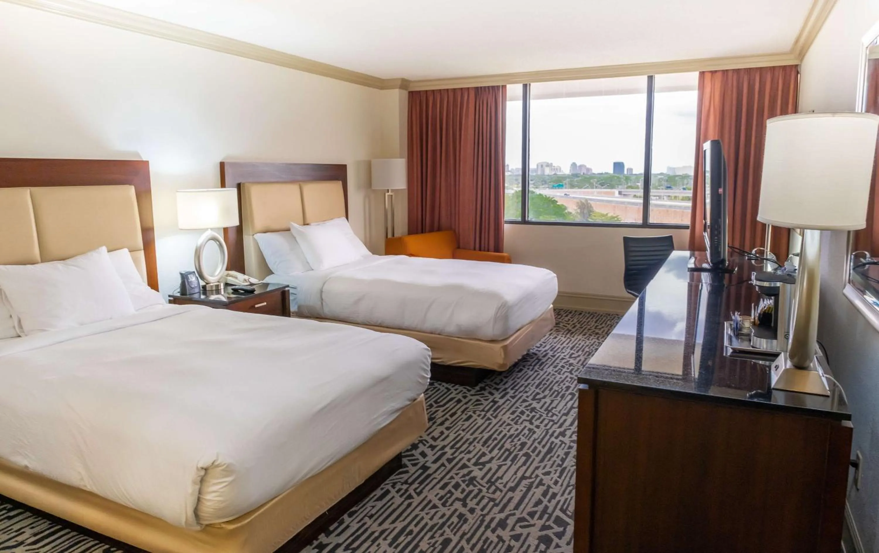 Double Room with Two Double Beds - Non-Smoking in Hilton Palm Beach PBI