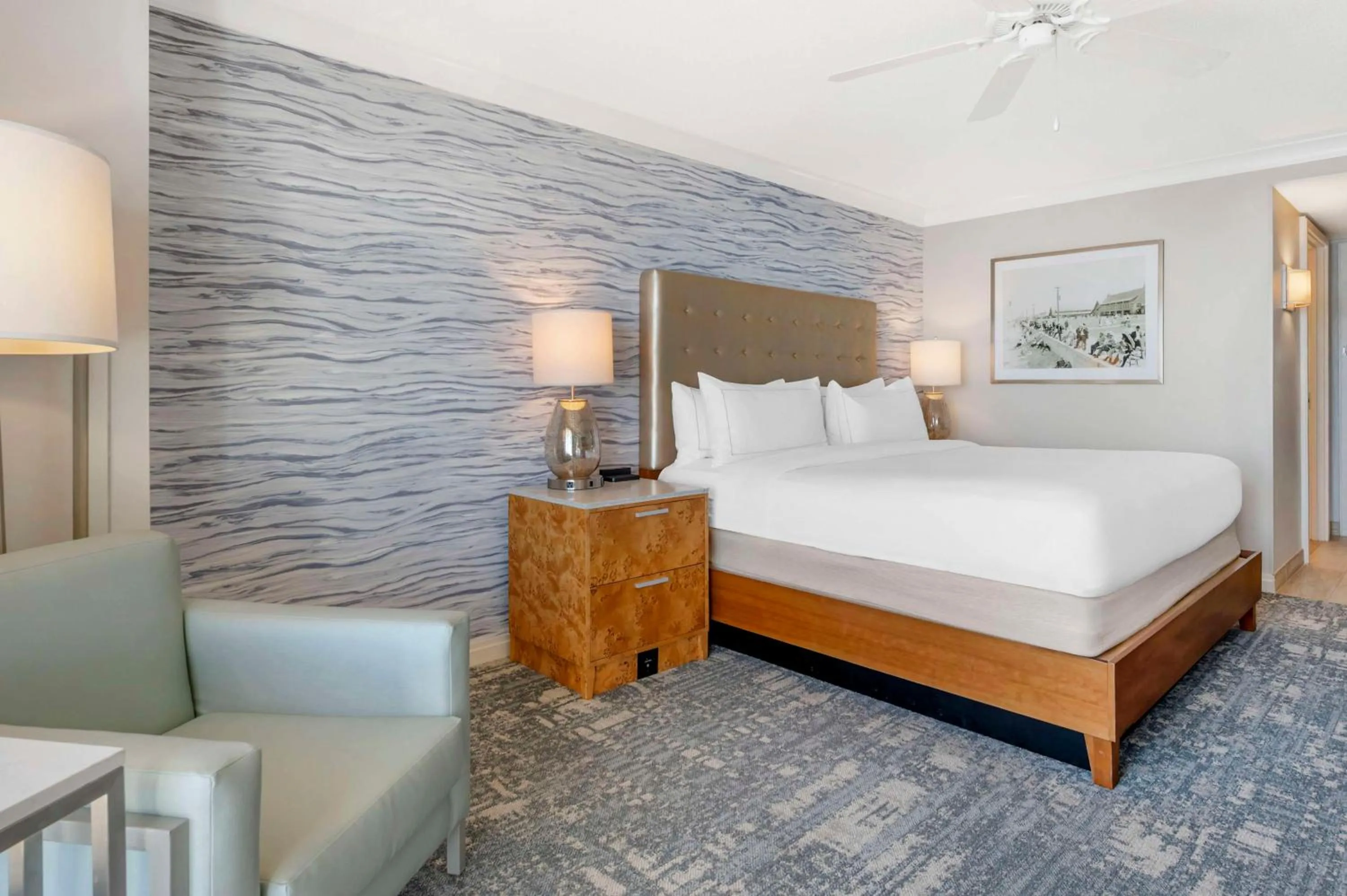 Superior One-Bedroom King with Oceanfront View and Balcony in Hilton Virginia Beach Oceanfront