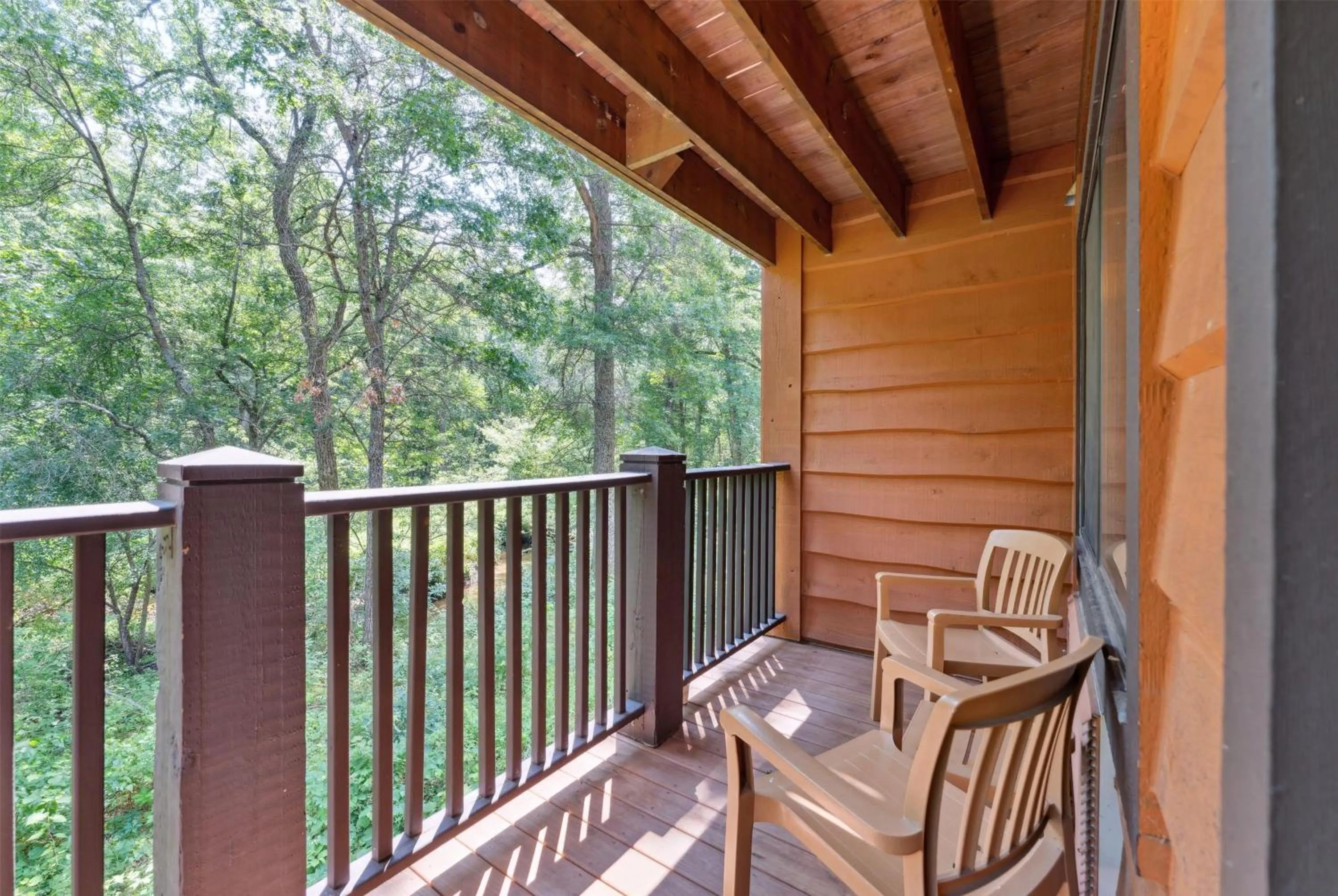 Queen Room with Forest View and Balcony - Non-Smoking in AmericInn by Wyndham Wisconsin Dells