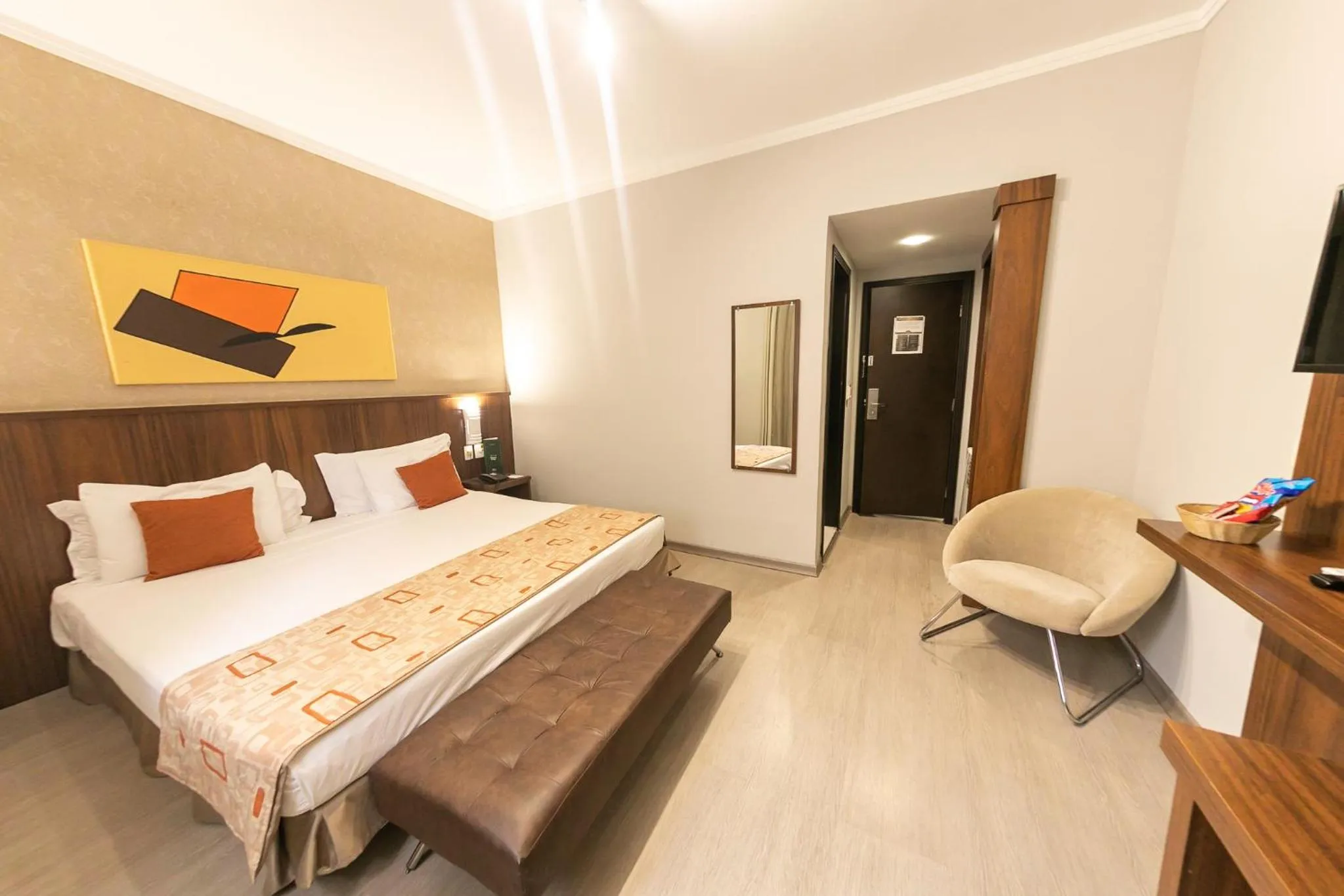 Suíte Luxo cama King Size - single occupancy in Class Hotel Varginha