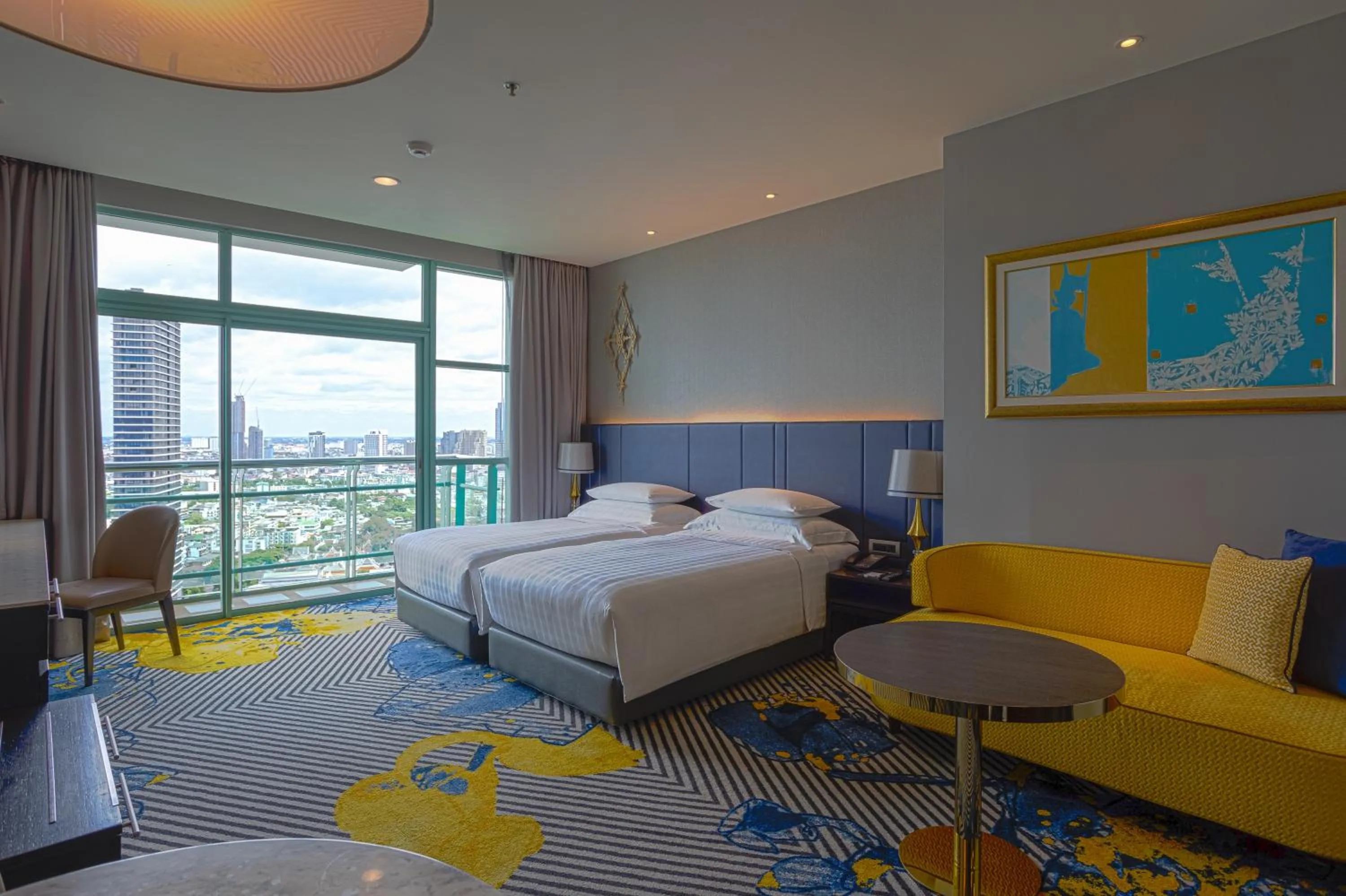 Grand Deluxe Club Twin River View in Chatrium Hotel Riverside Bangkok