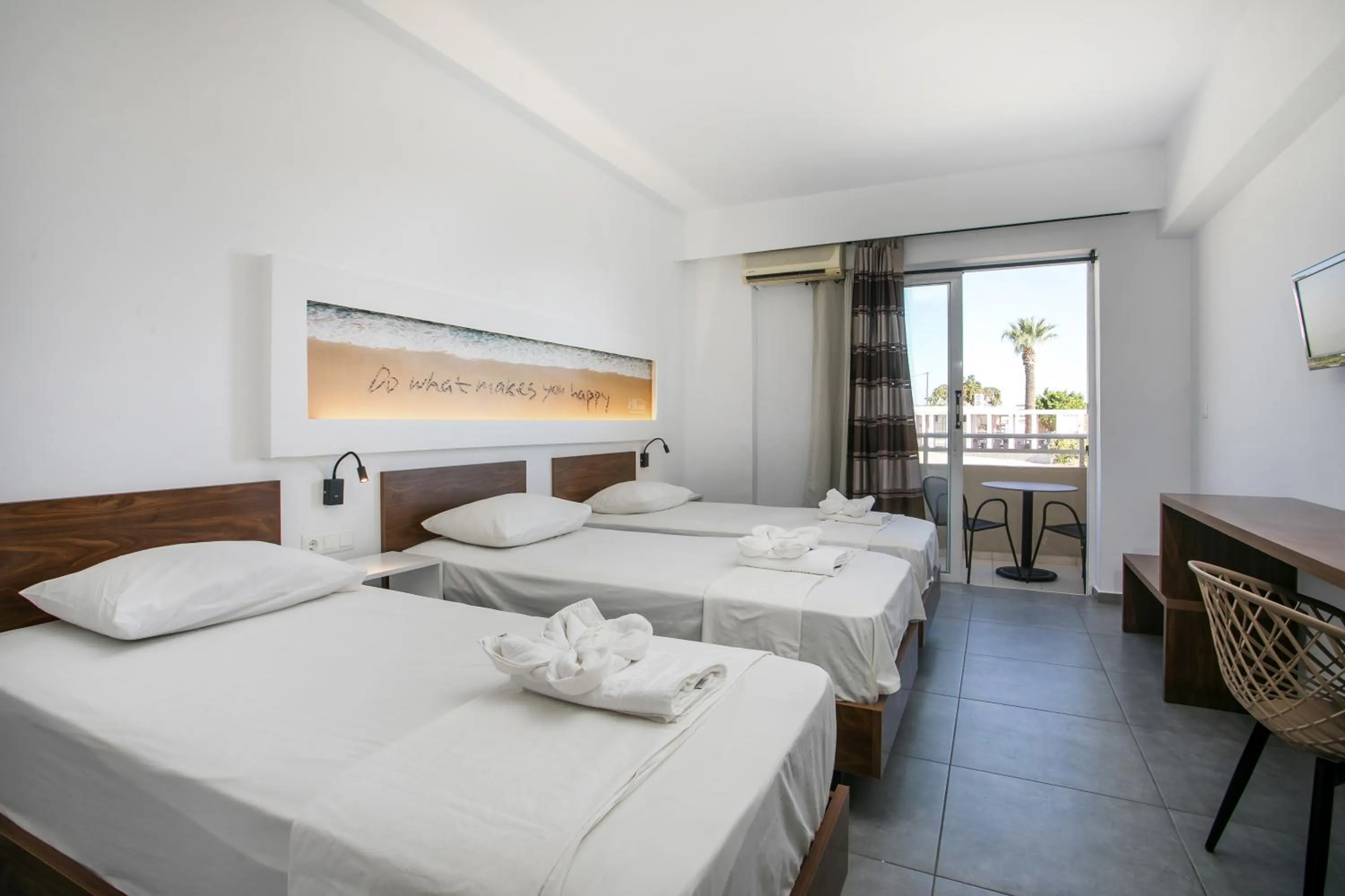 Triple Room with Garden View in Hillside Studios & Apartments