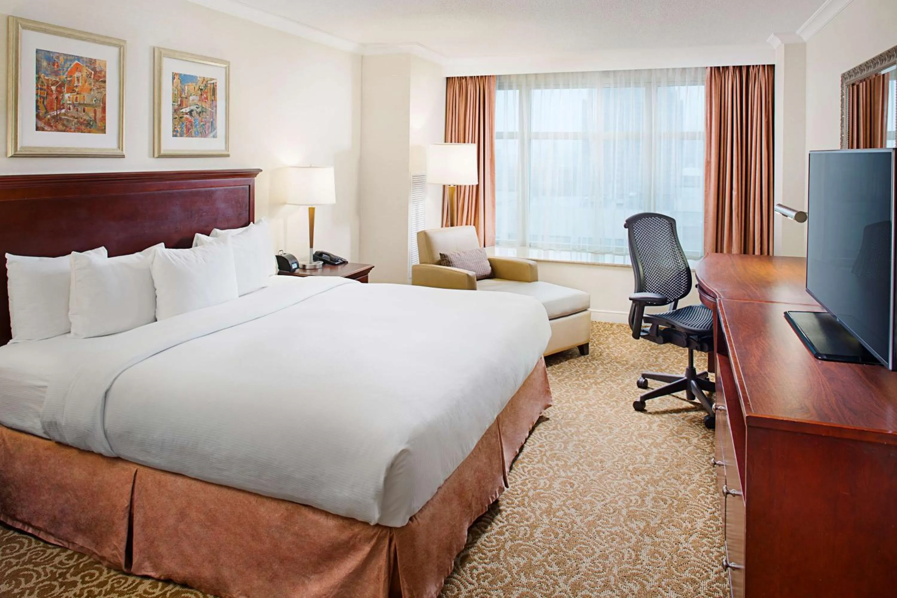 King Room with Roll-In Shower - Mobility/Hearing Accessible in Hilton Providence