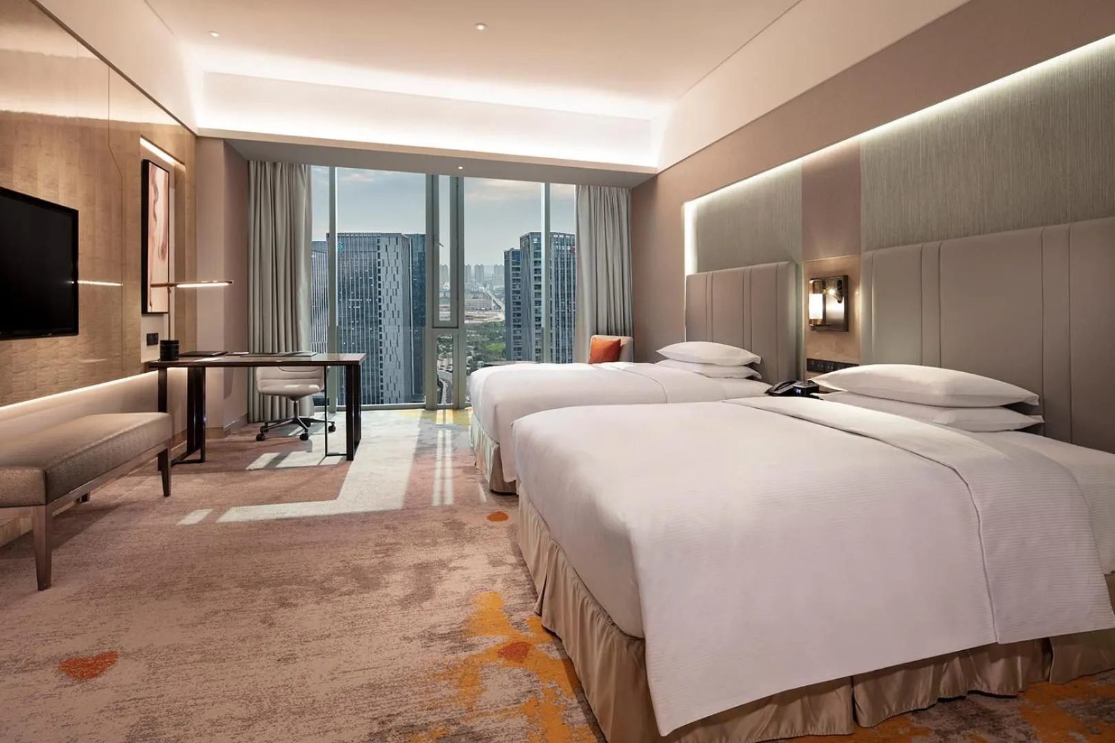 Deluxe Twin Room in Hilton Taizhou