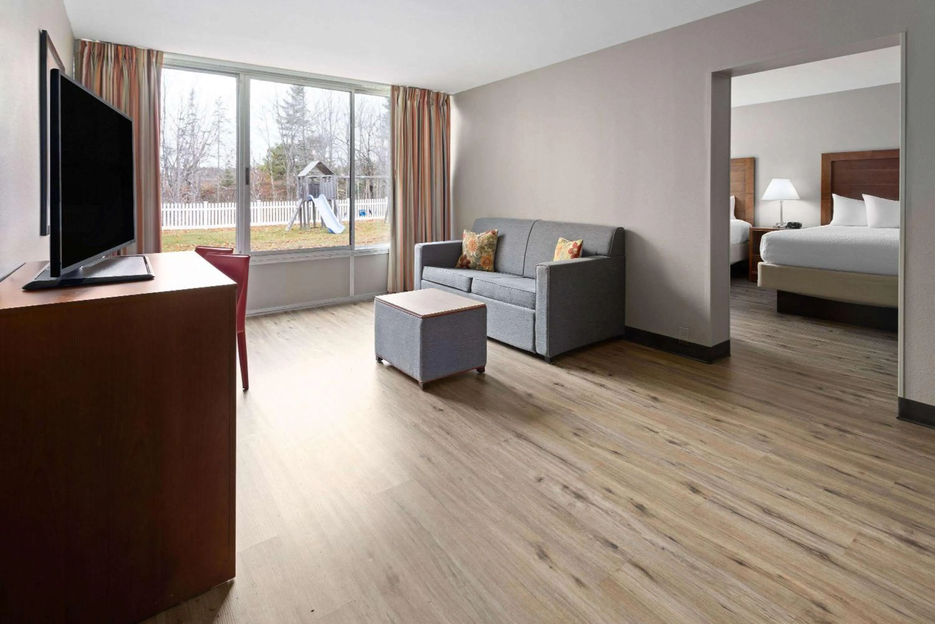 Superior Queen Room with Two Queen Beds and Sofa Bed - Kitchenette/Non-Smoking in Ramada by Wyndham Ellsworth - Bar Harbor