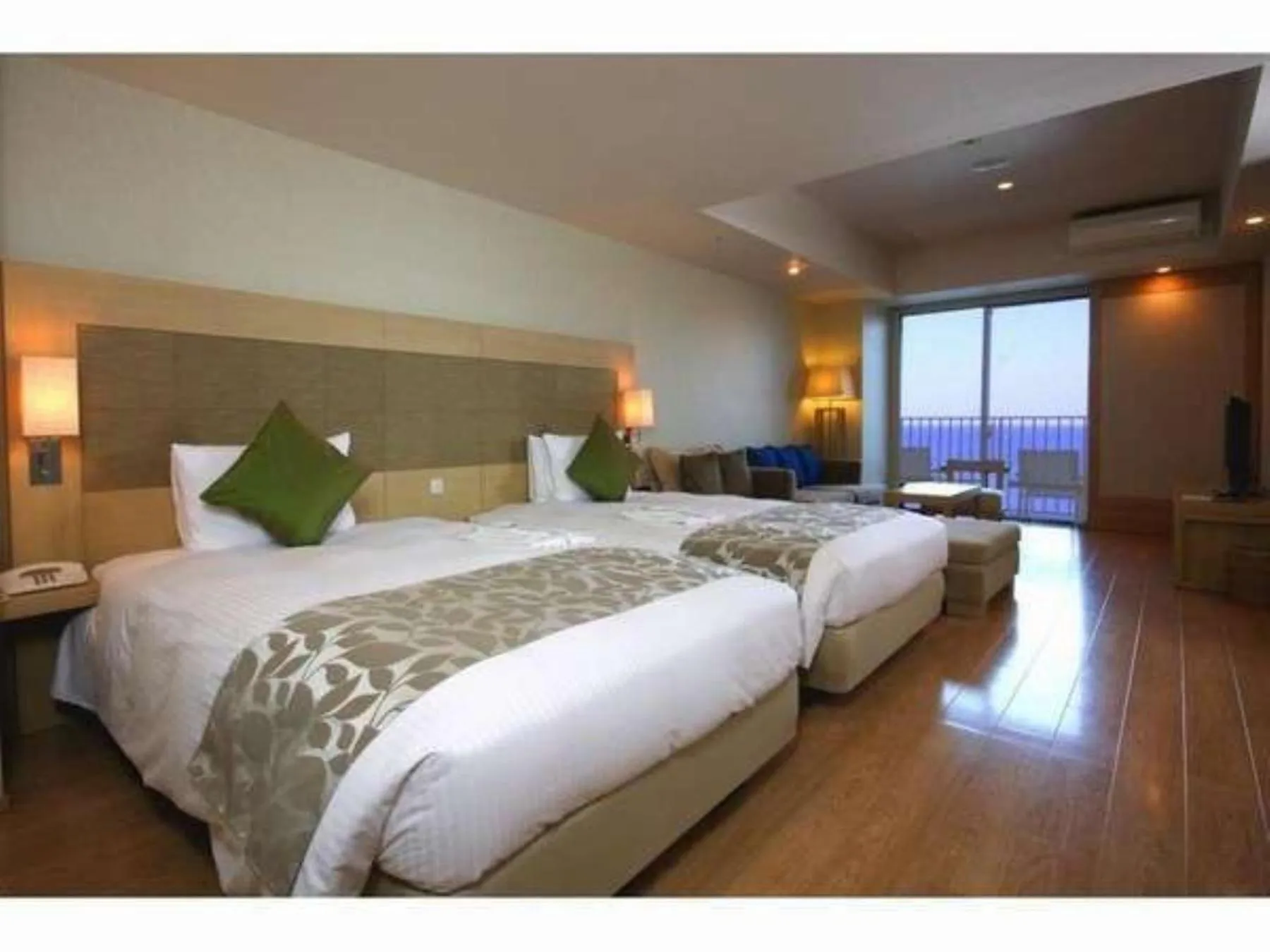 Deluxe Twin Room in Moon Ocean Ginowan Hotel & Residence
