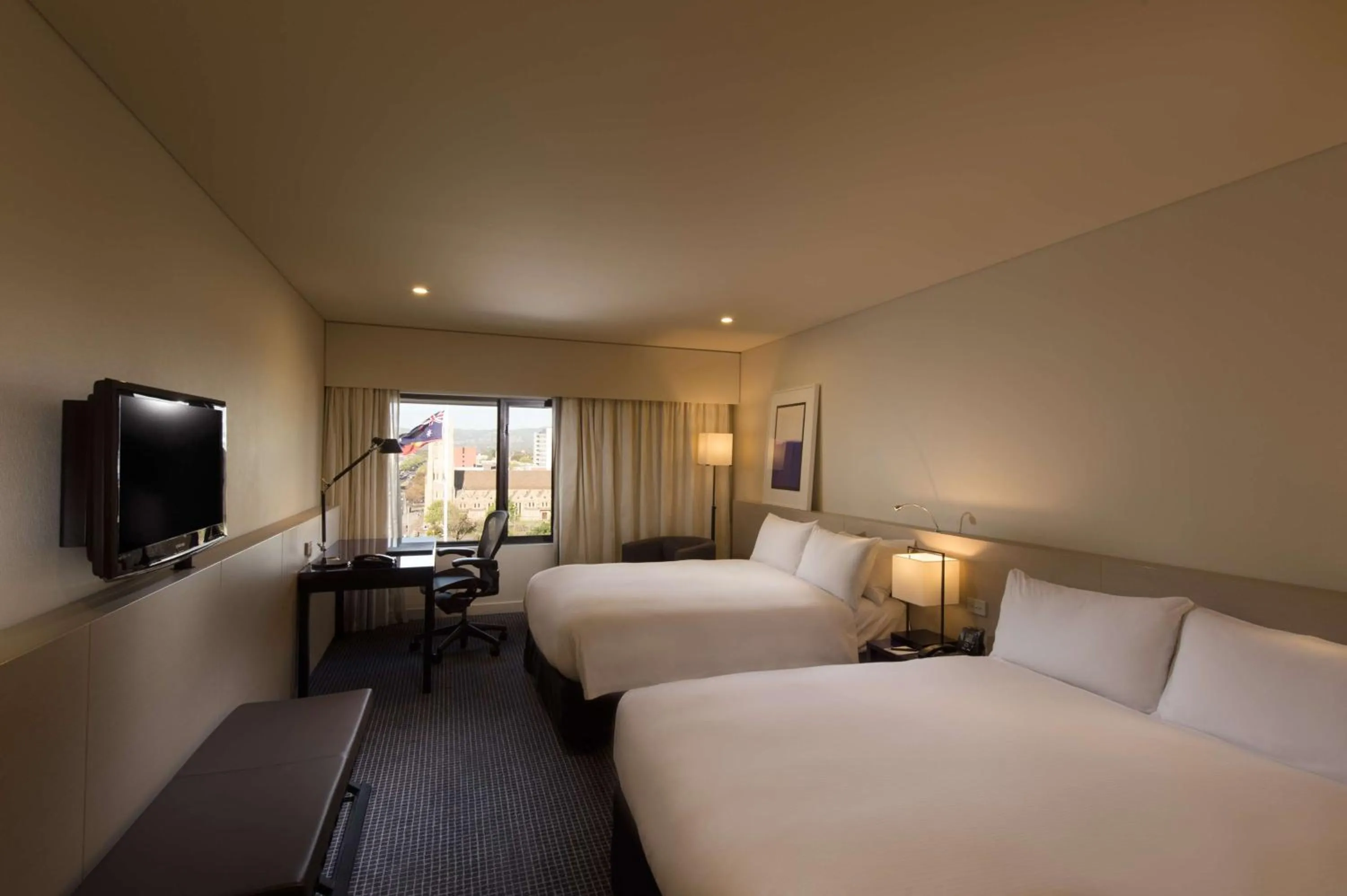 Deluxe Double Room with Two Double Beds in Hilton Adelaide