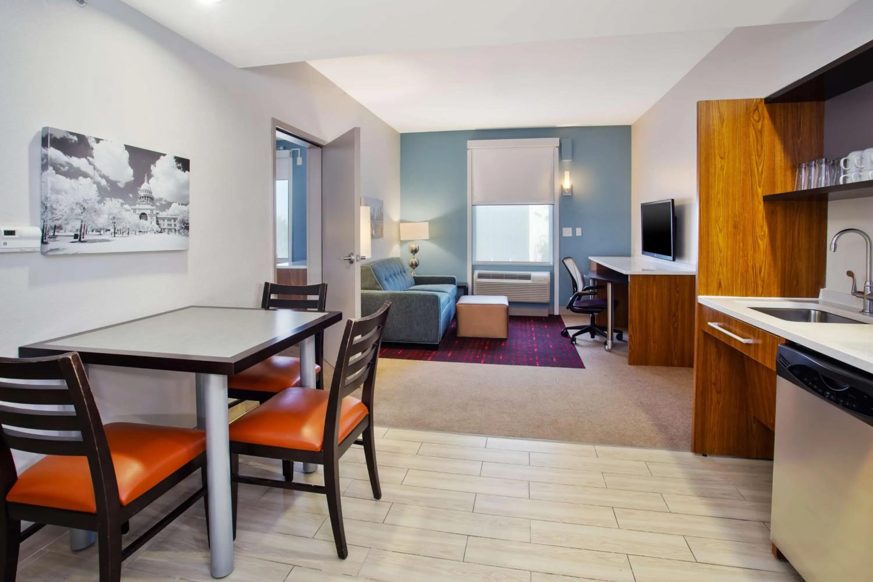 Queen Suite - Mobility Access/Non-Smoking in Home2 Suites by Hilton Austin/Cedar Park