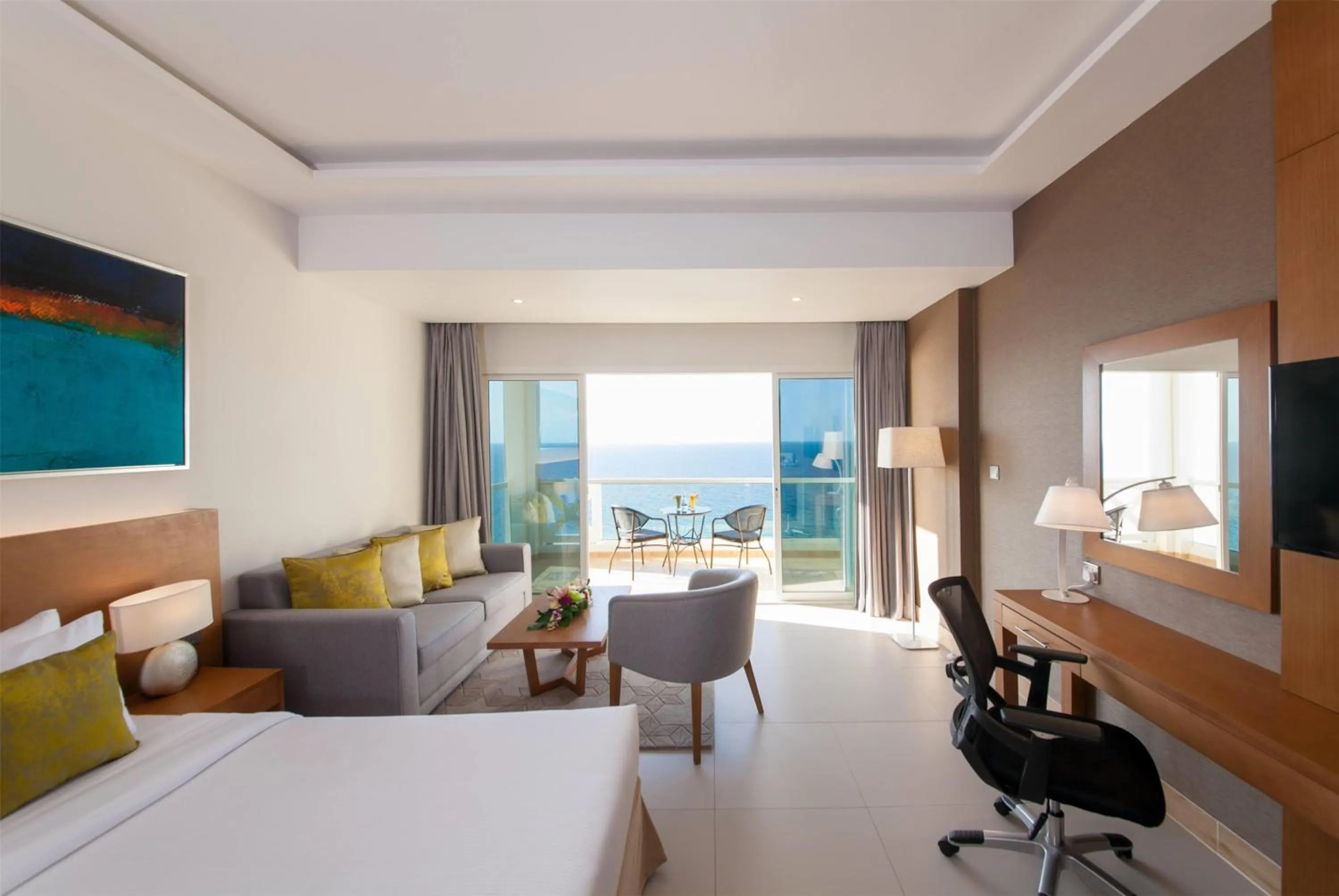 Deluxe Double Room with Sea View - single occupancy - Non Smoking in Ramada by Wyndham Beach Hotel Ajman