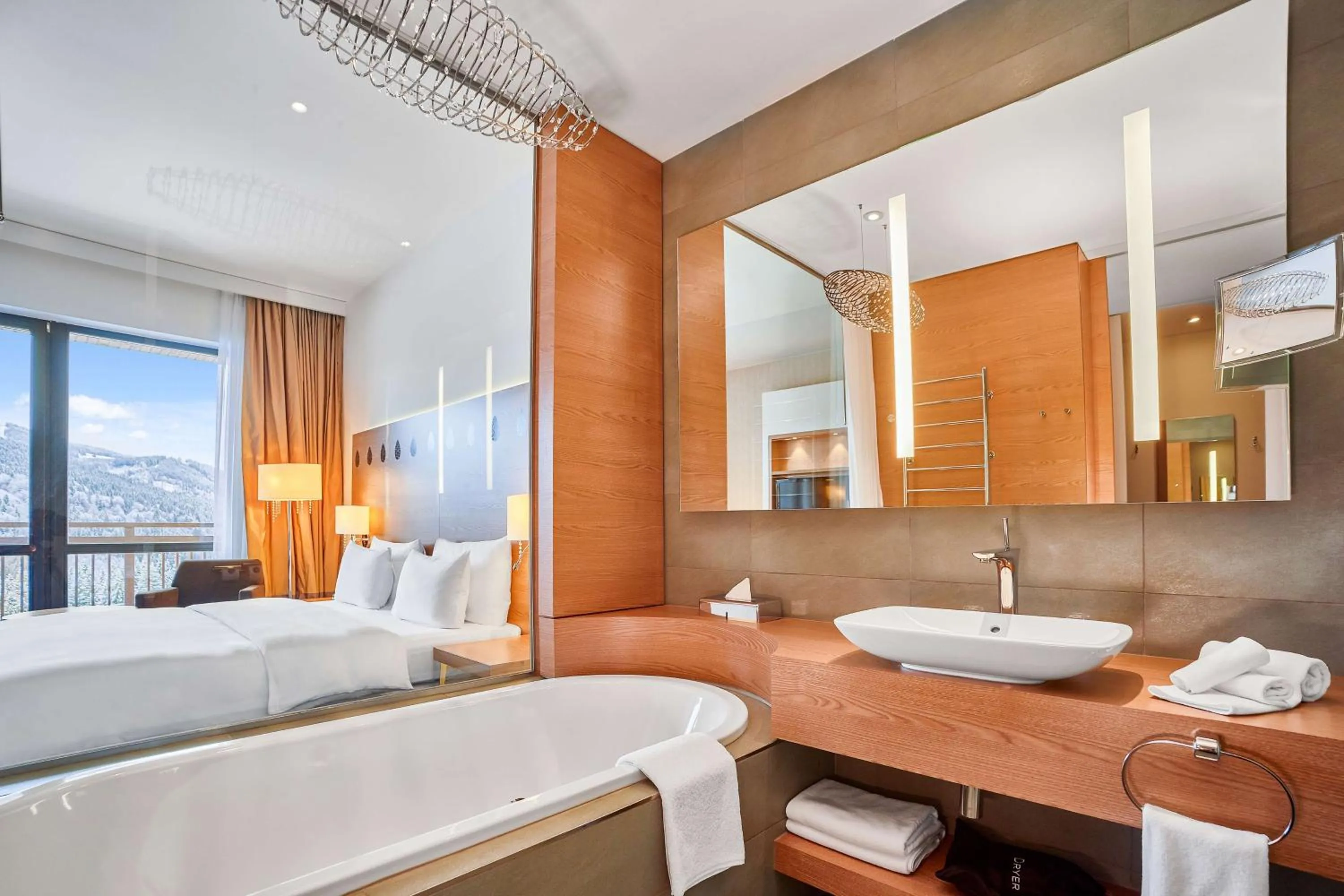 Superior Room with Balcony in Radisson Blu Resort Bukovel