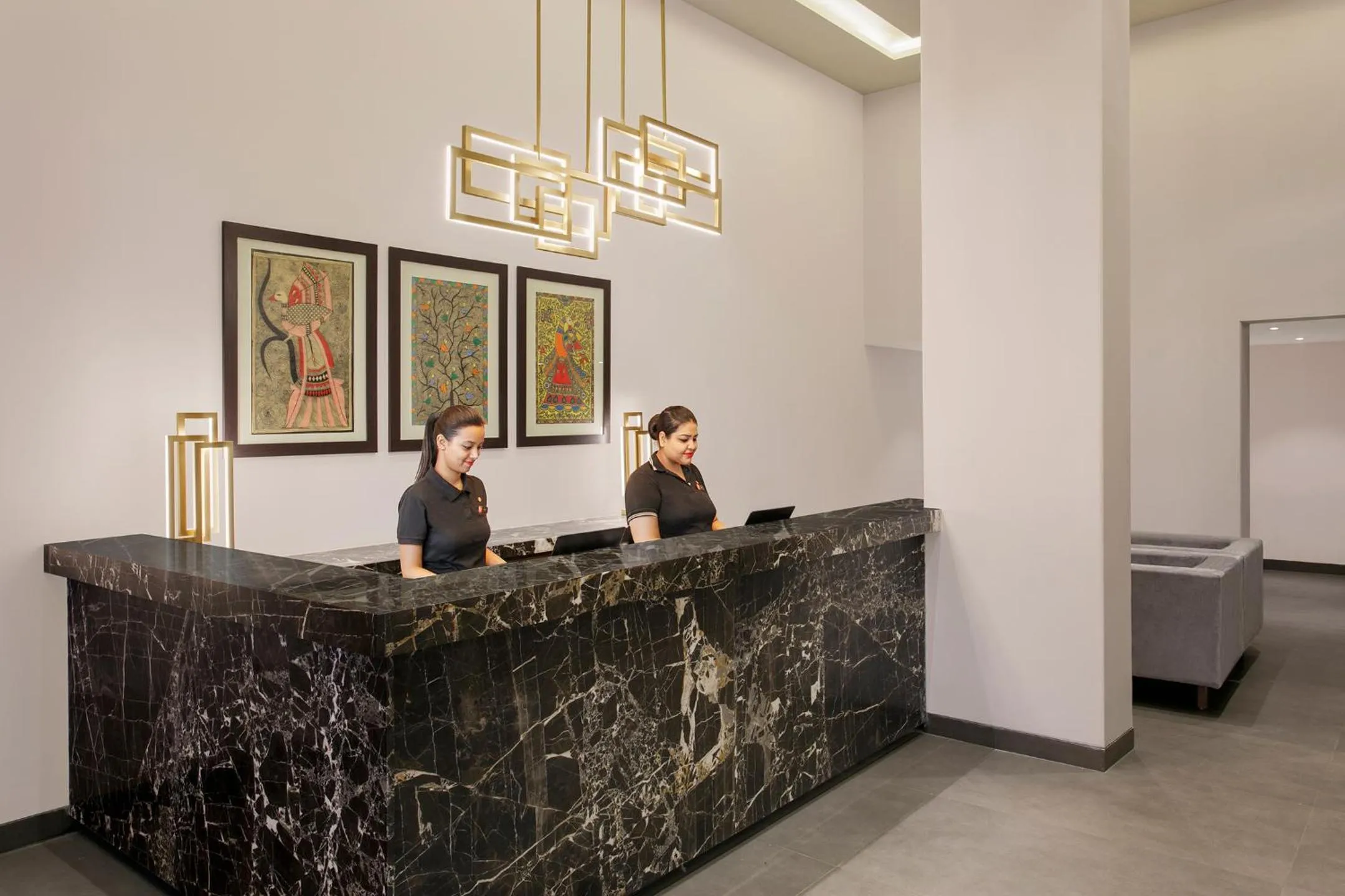 Staff in Ginger Patna