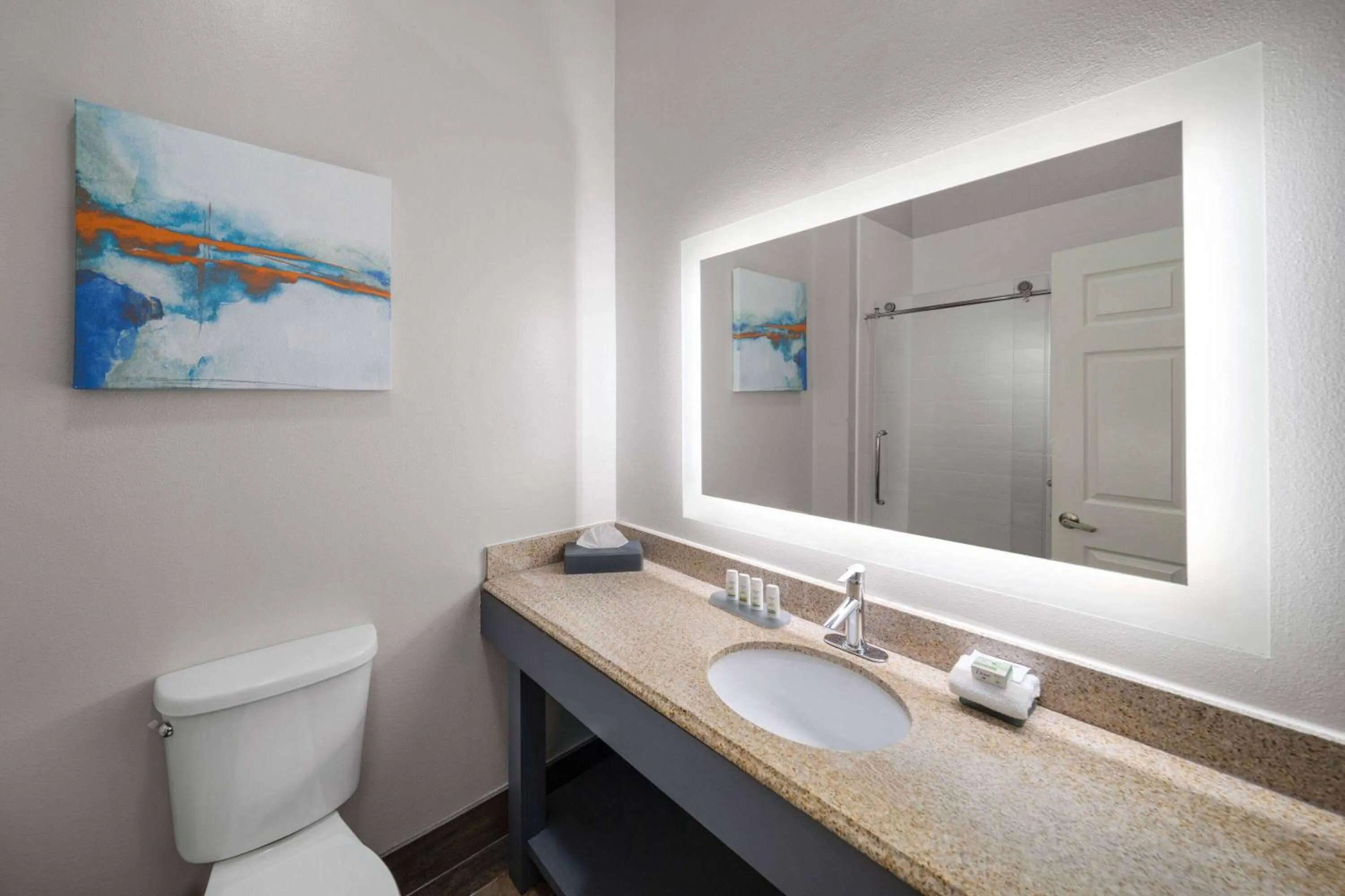 One-Bedroom King Suite with Mobility/Hearing Access and Bathtub with Grab Bars, Non-Smoking in La Quinta by Wyndham Angleton