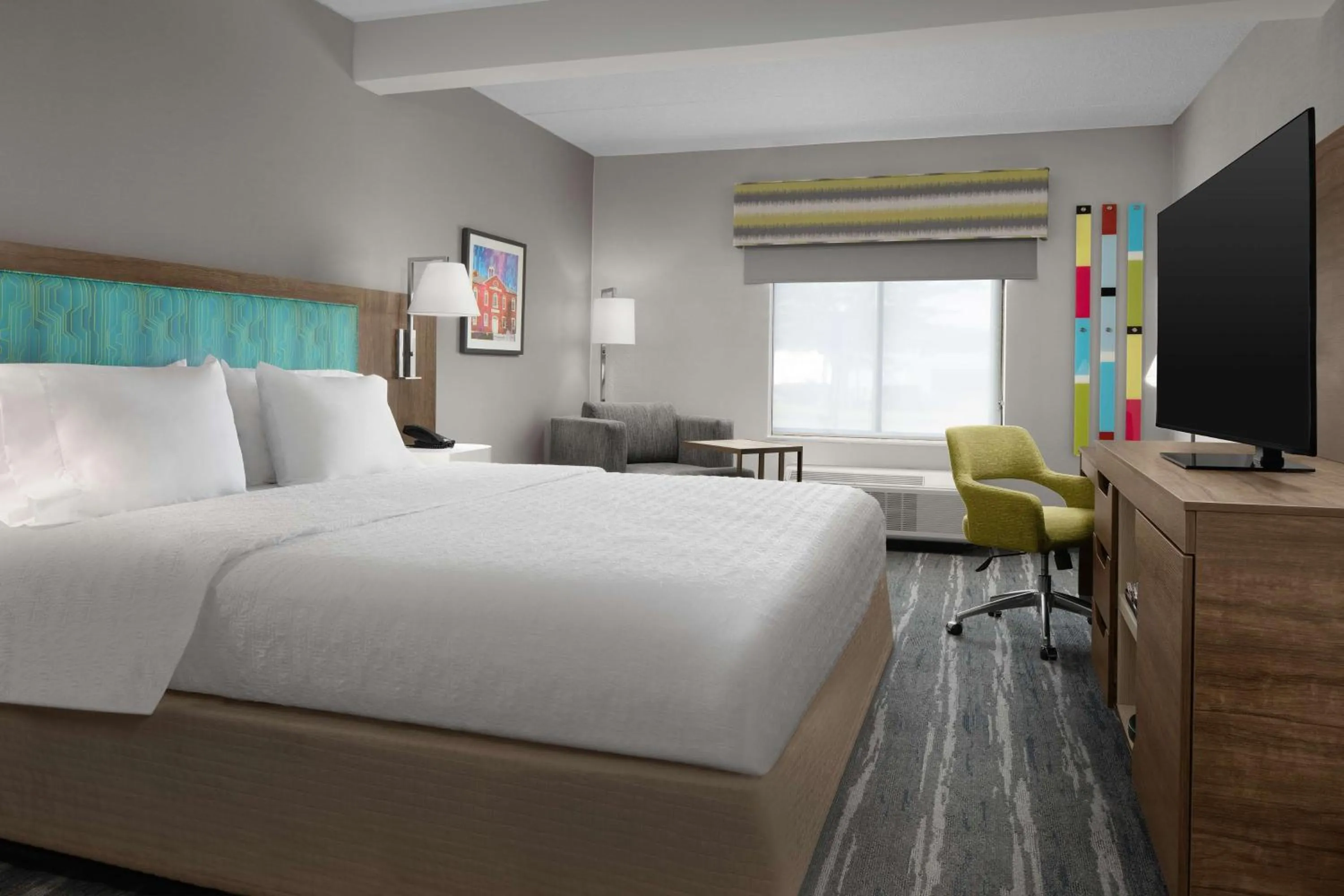 King Room with Accessible Tub - Mobility and Hearing Access/Non-Smoking in Hampton Inn Haverhill